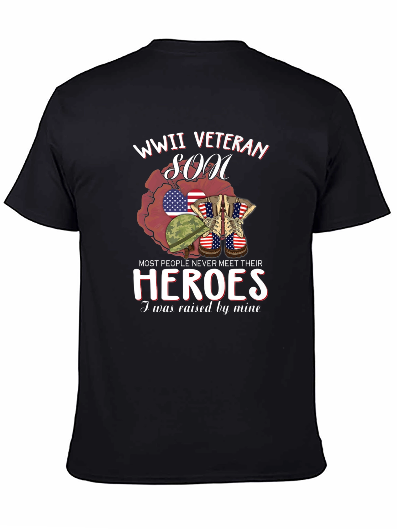 WWII Veteran Son Graphic T-Shirt