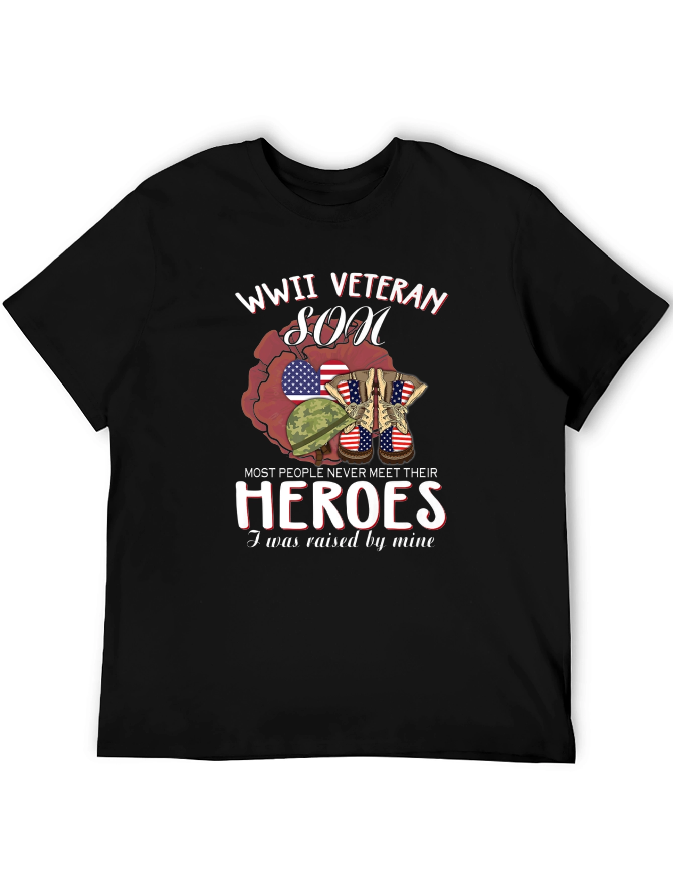 WWII Veteran Son Graphic T-Shirt