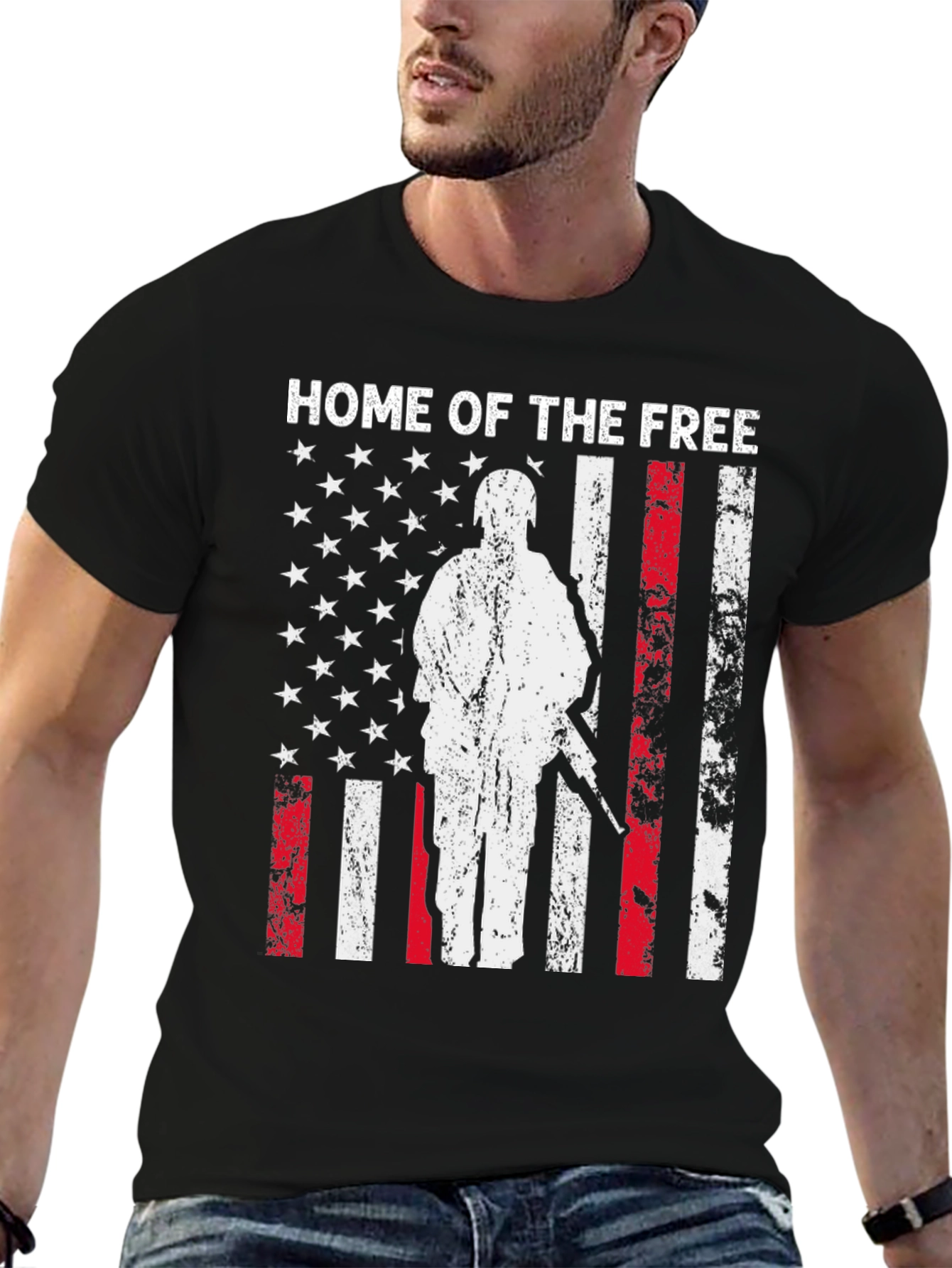 Home of the Free Patriotic T-Shirt