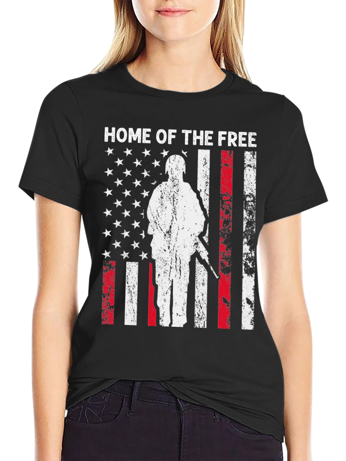 Home of the Free Patriotic T-Shirt