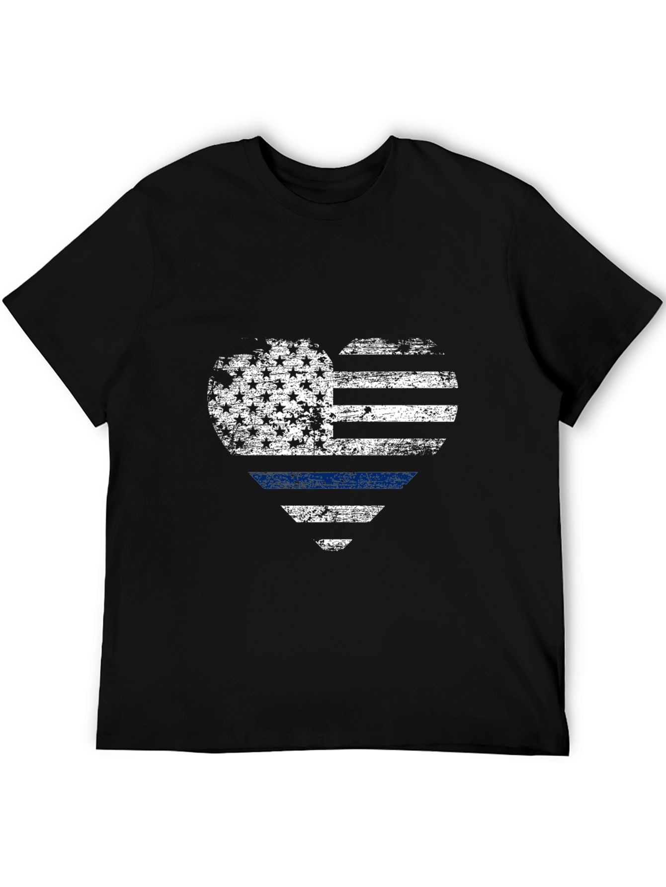 American Flag Heart T-Shirt