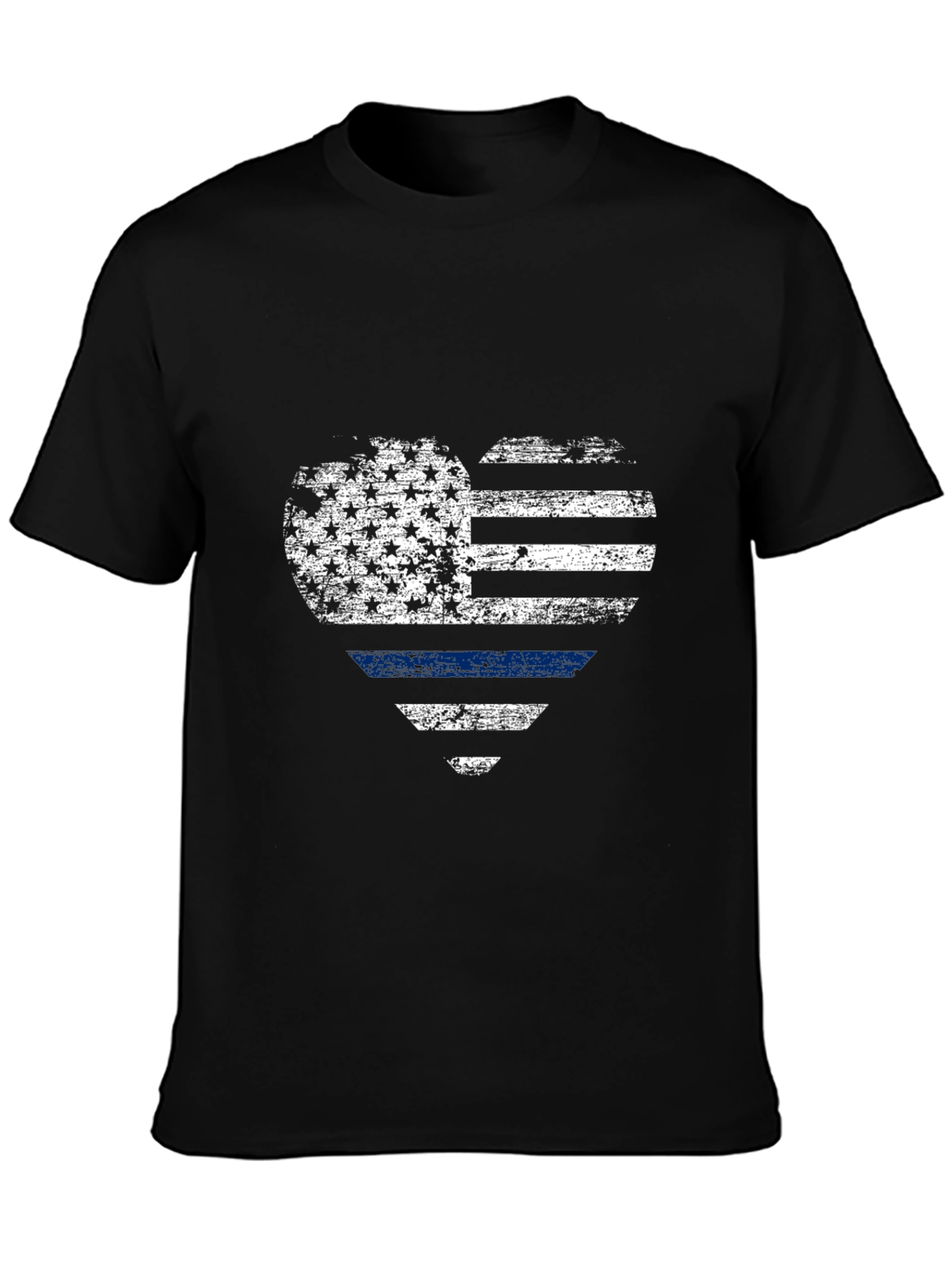 American Flag Heart T-Shirt