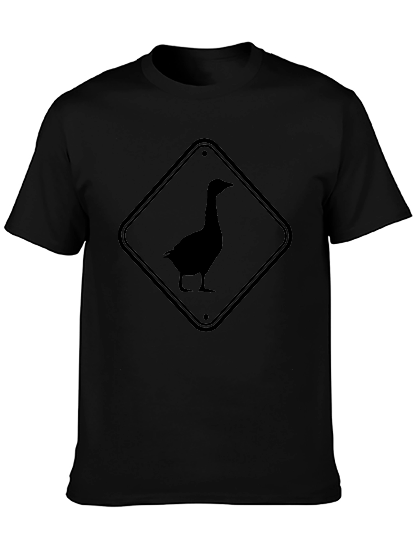 Goose Crossing T-Shirt - Novelty Animal Tee