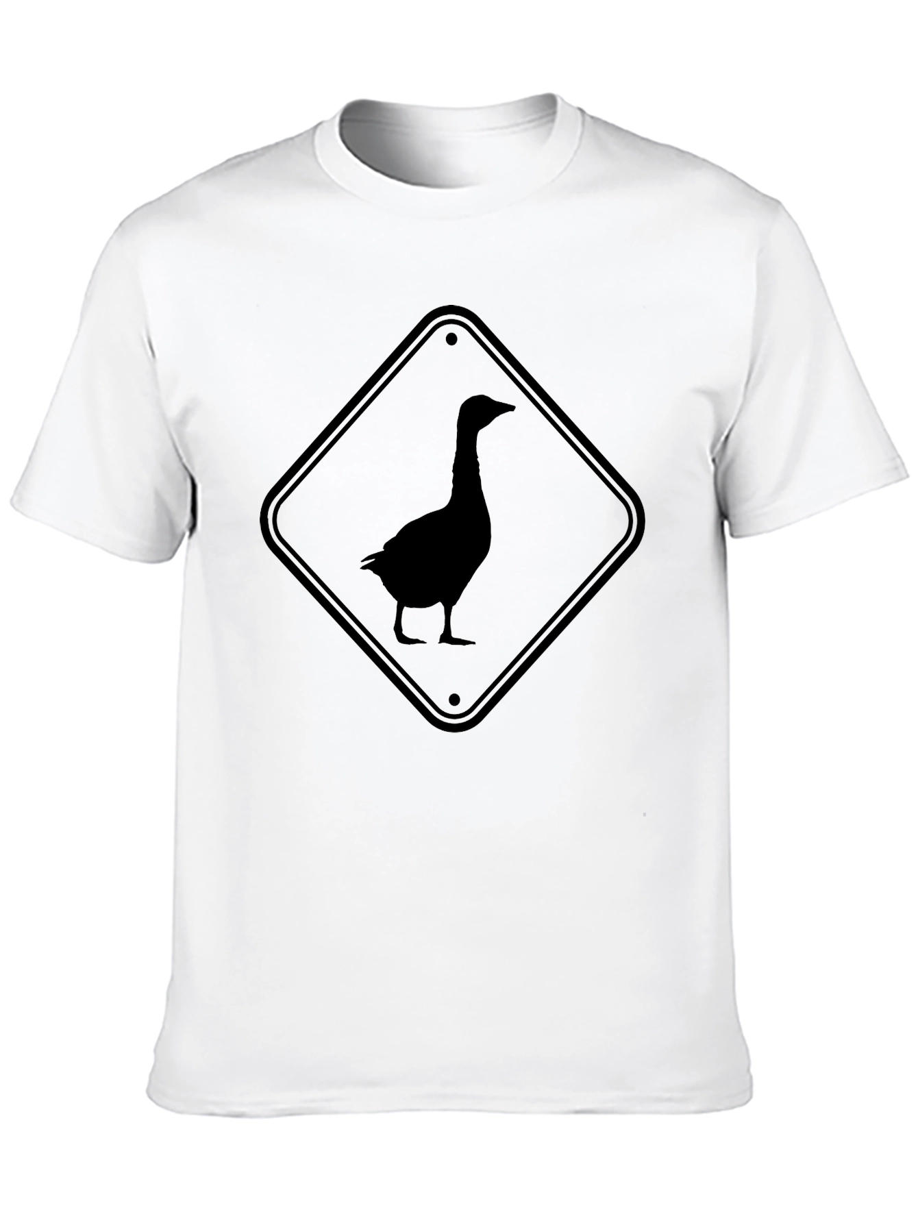 Goose Crossing T-Shirt - Novelty Animal Tee