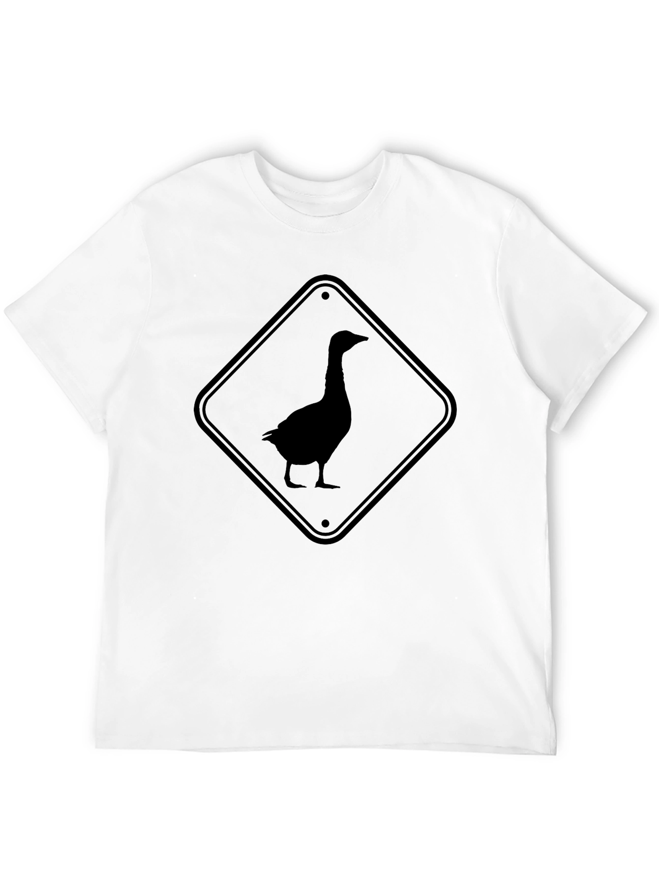 Goose Crossing T-Shirt - Novelty Animal Tee