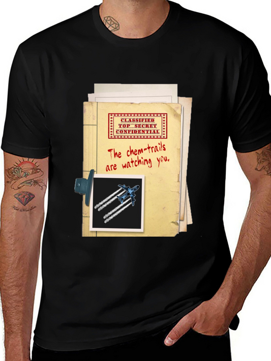 Top Secret Chemtrails T-Shirt Conspiracy