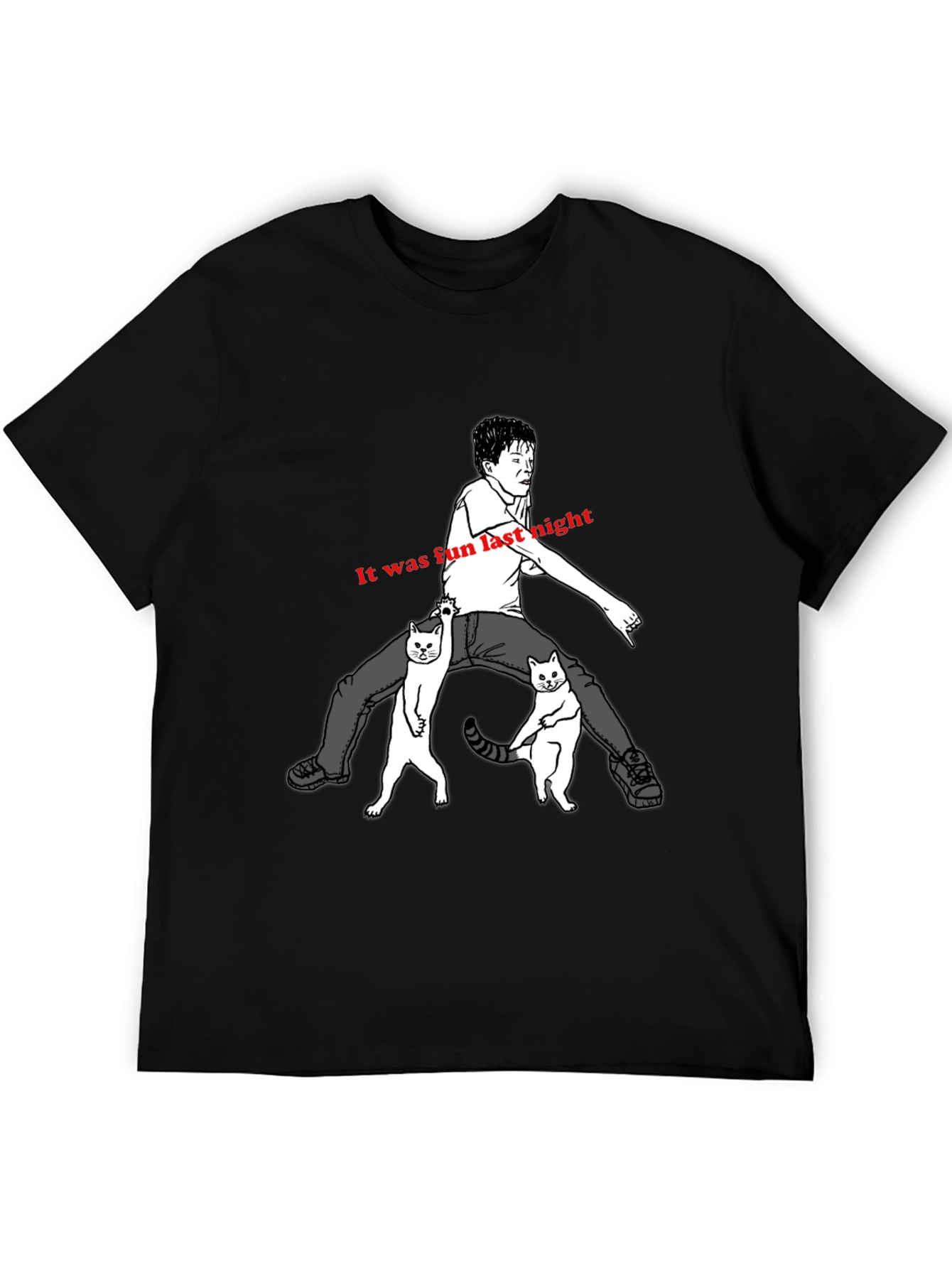 Fun Night Cat T-Shirt