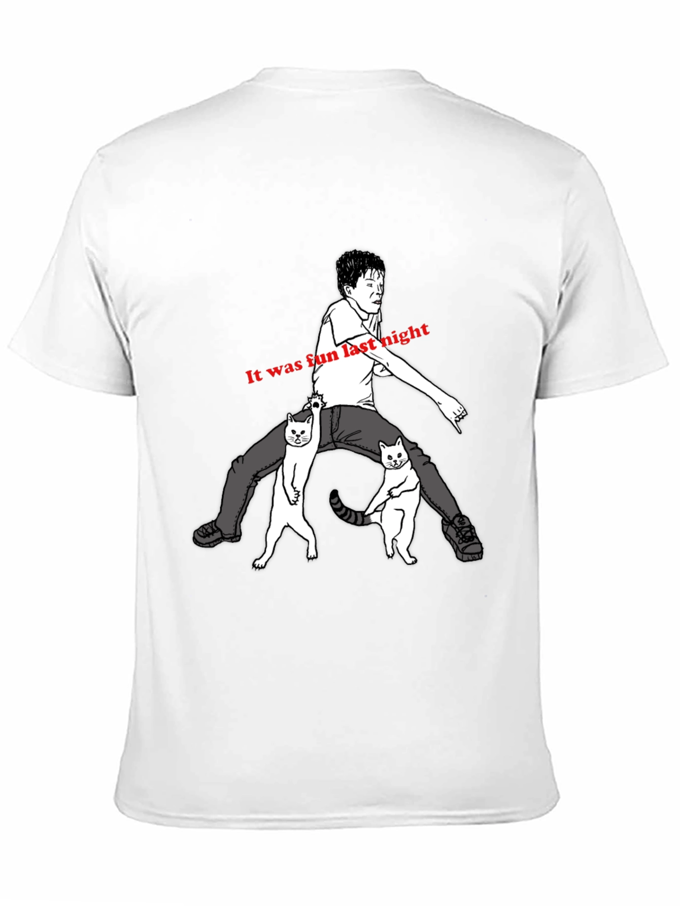 Fun Night Cat T-Shirt