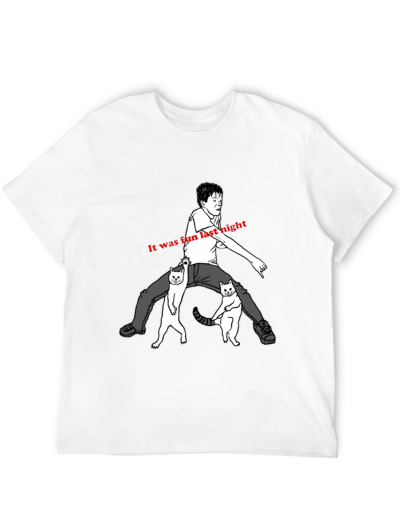 Fun Night Cat T-Shirt