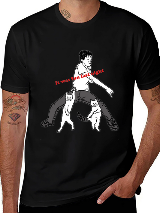 Fun Night Cat T-Shirt