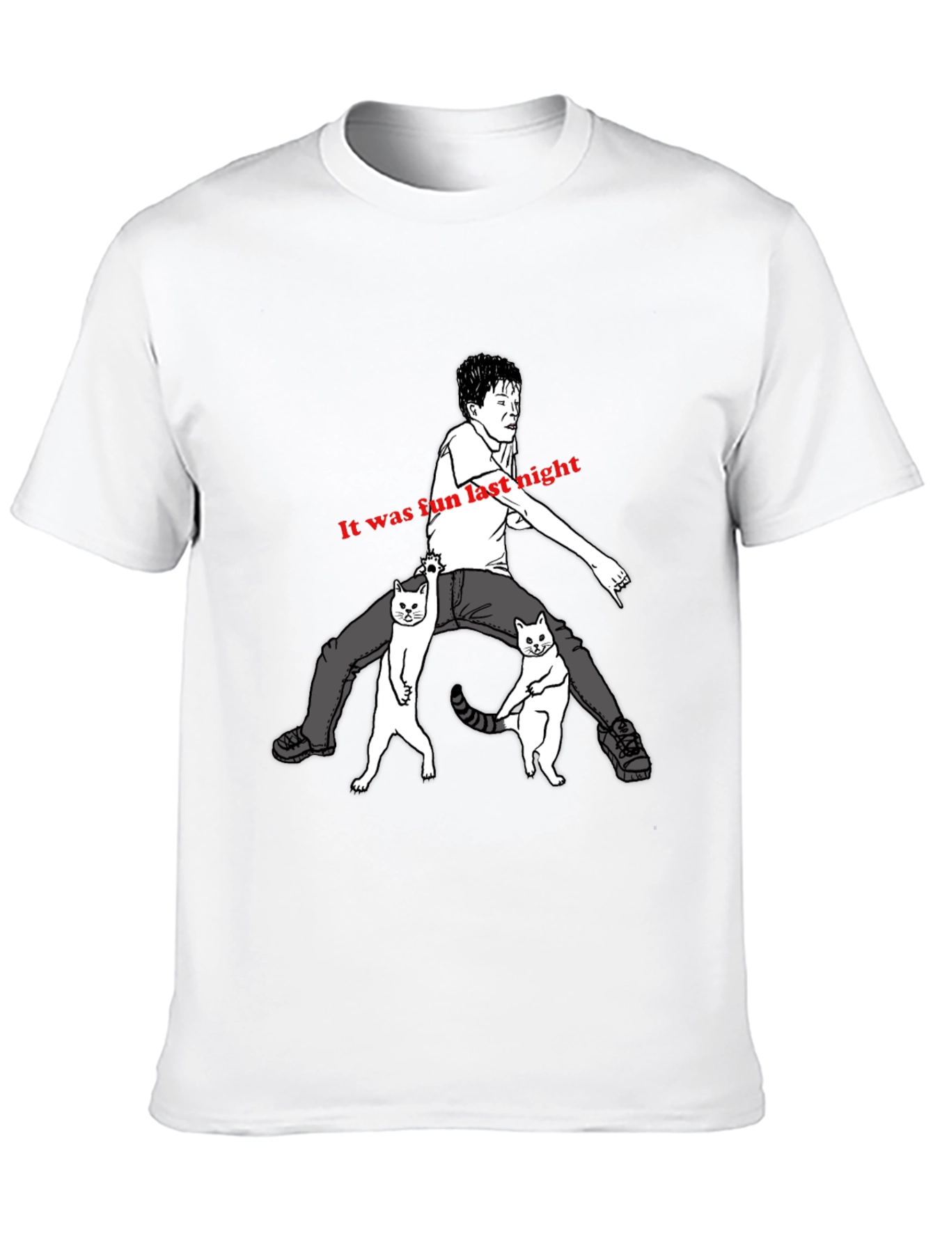 Fun Night Cat T-Shirt