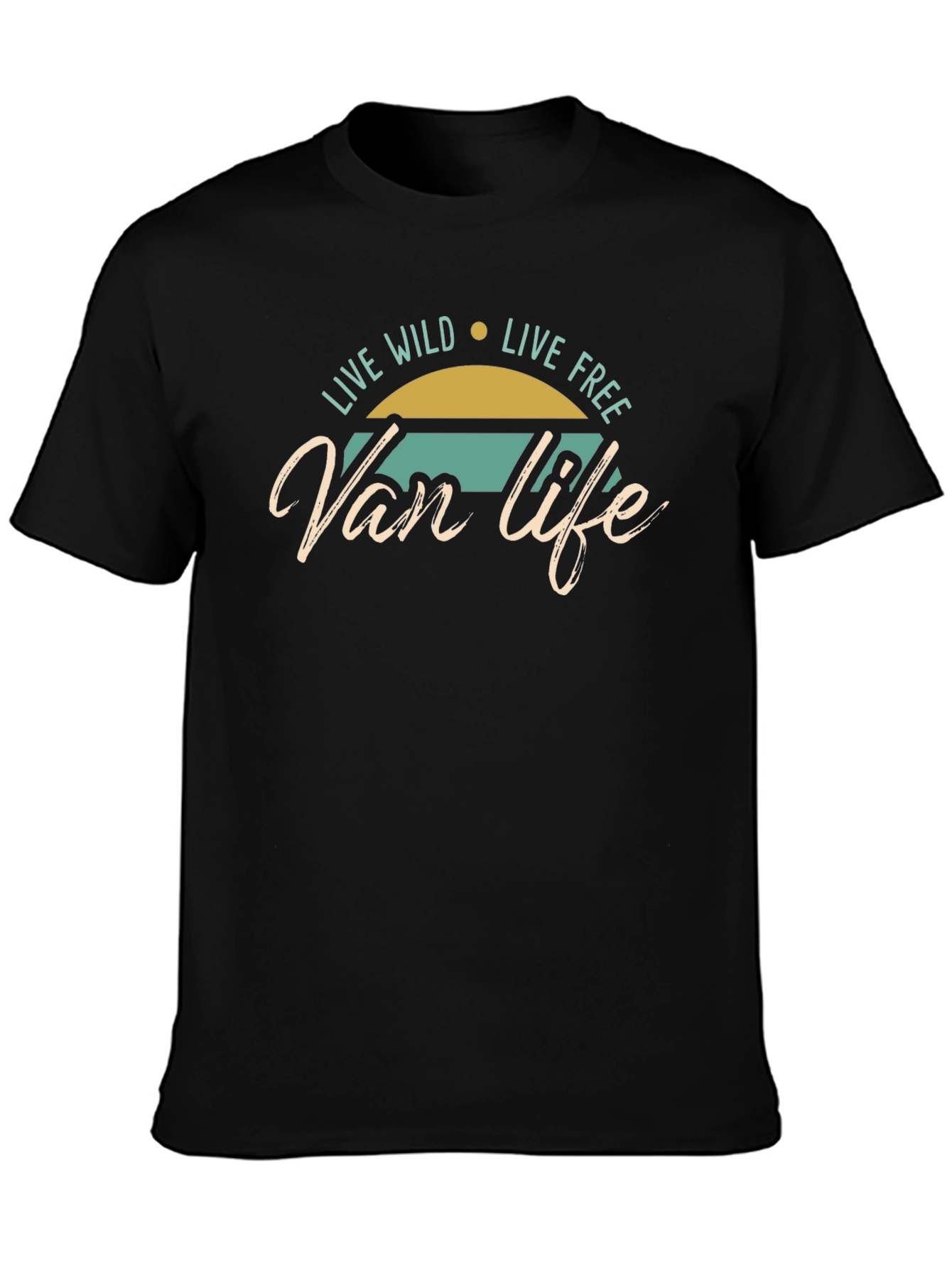 Van Life Graphic Tee - Live Wild Live Free