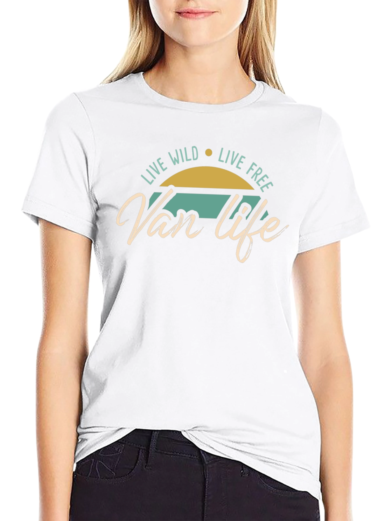 Van Life Graphic Tee - Live Wild Live Free