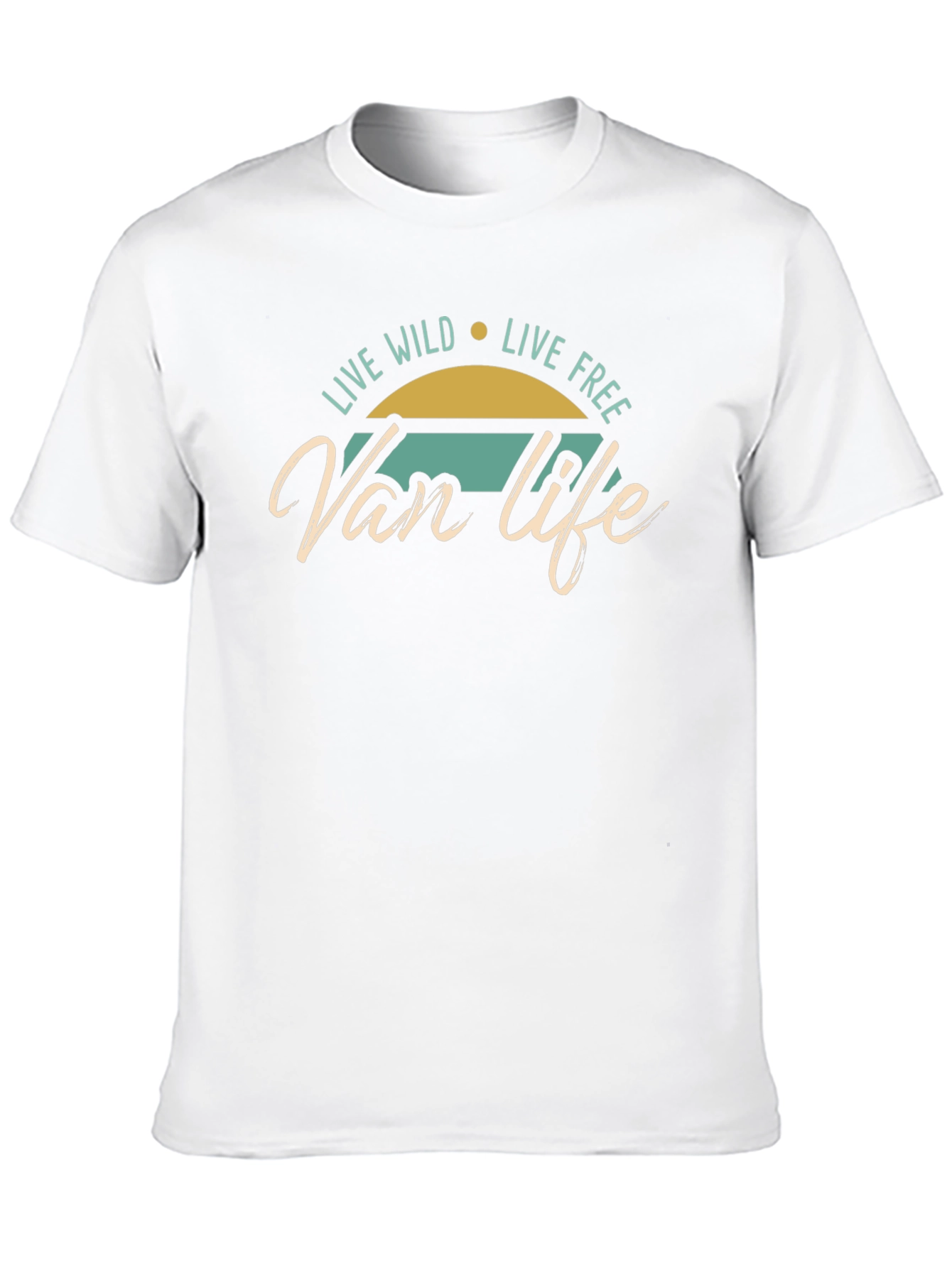 Van Life Graphic Tee - Live Wild Live Free