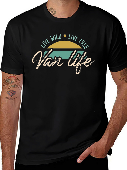 Van Life Graphic Tee - Live Wild Live Free