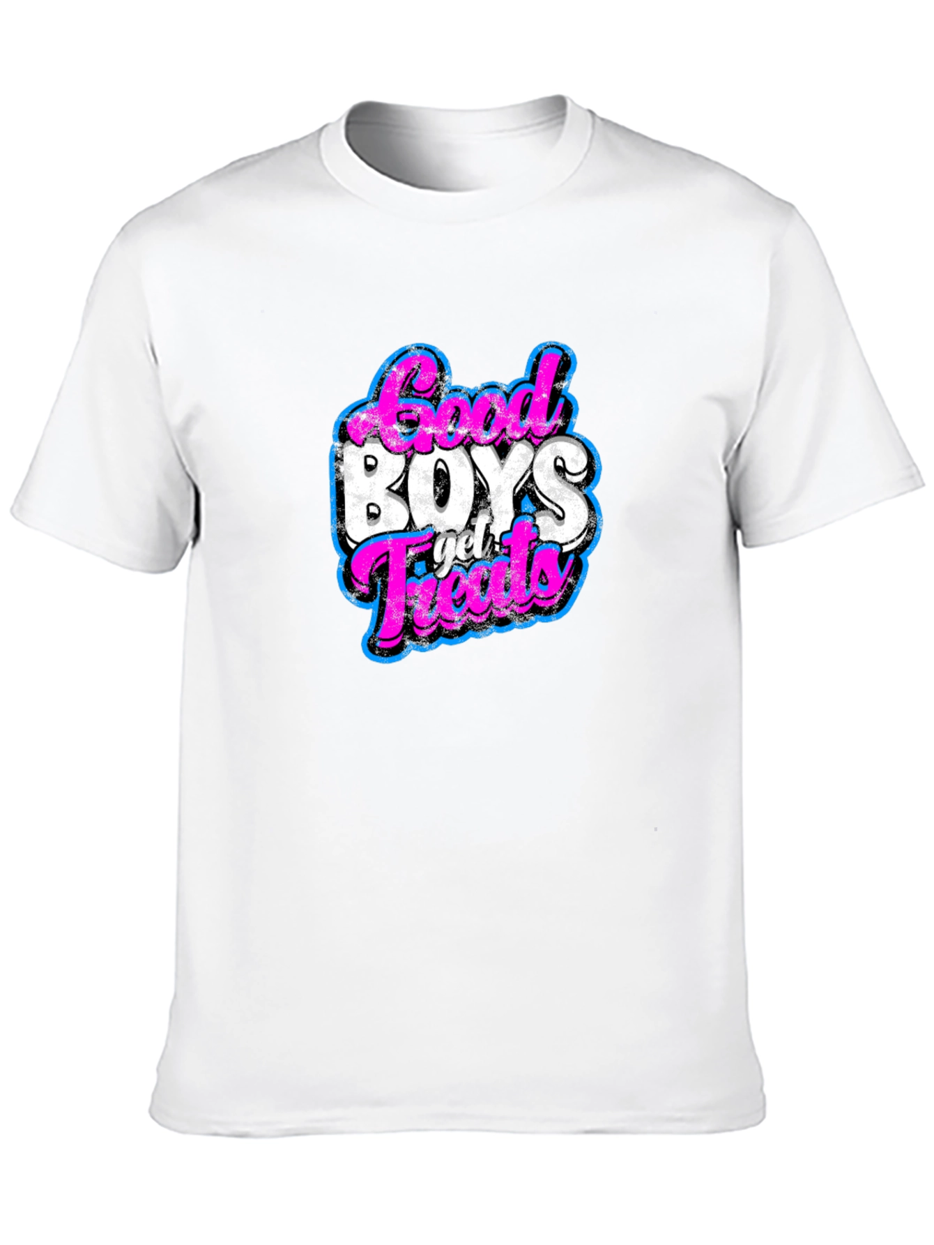 Good Boys Get Treats T-Shirt - Graphic Print Tee