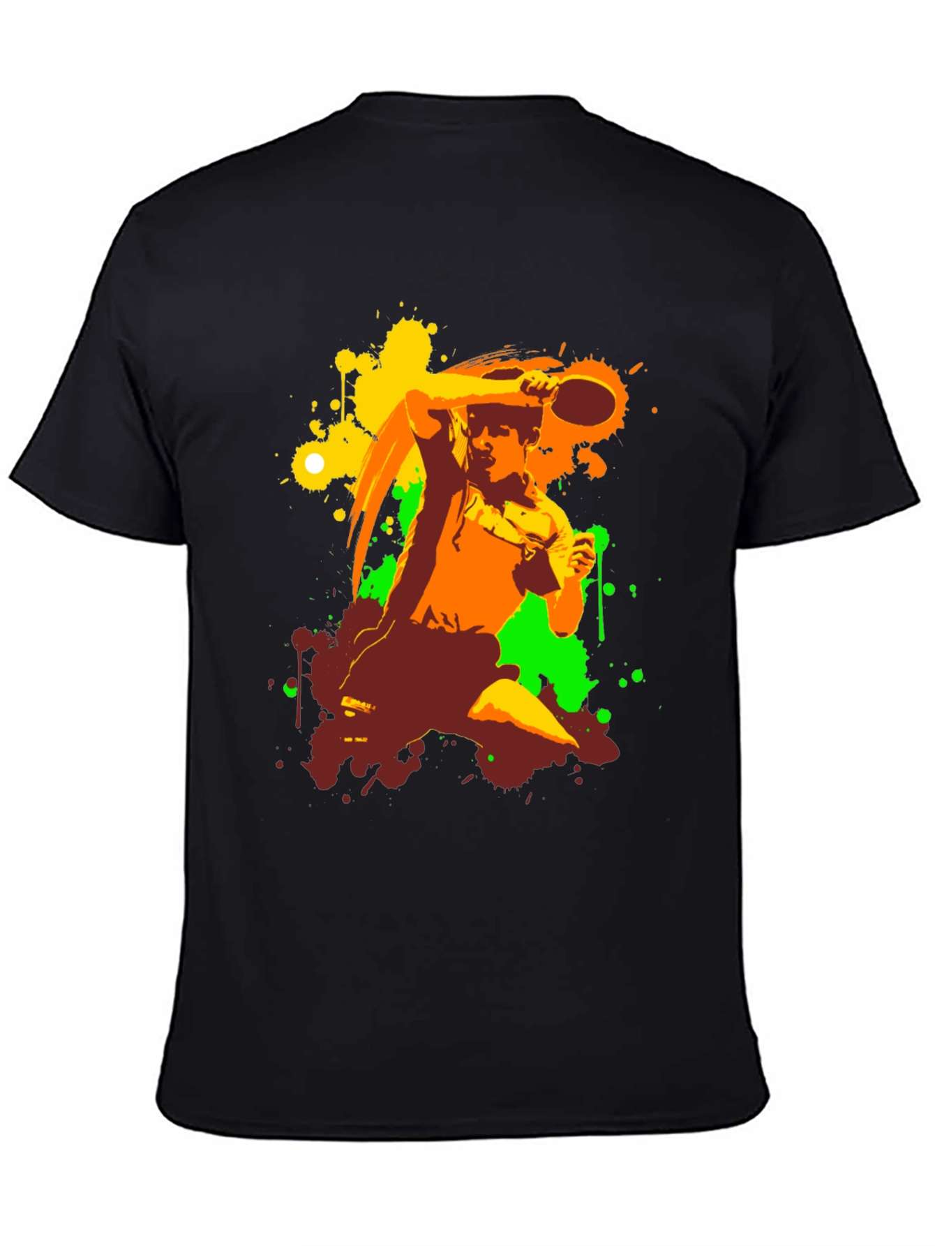 Abstract Table Tennis Graphic Tee