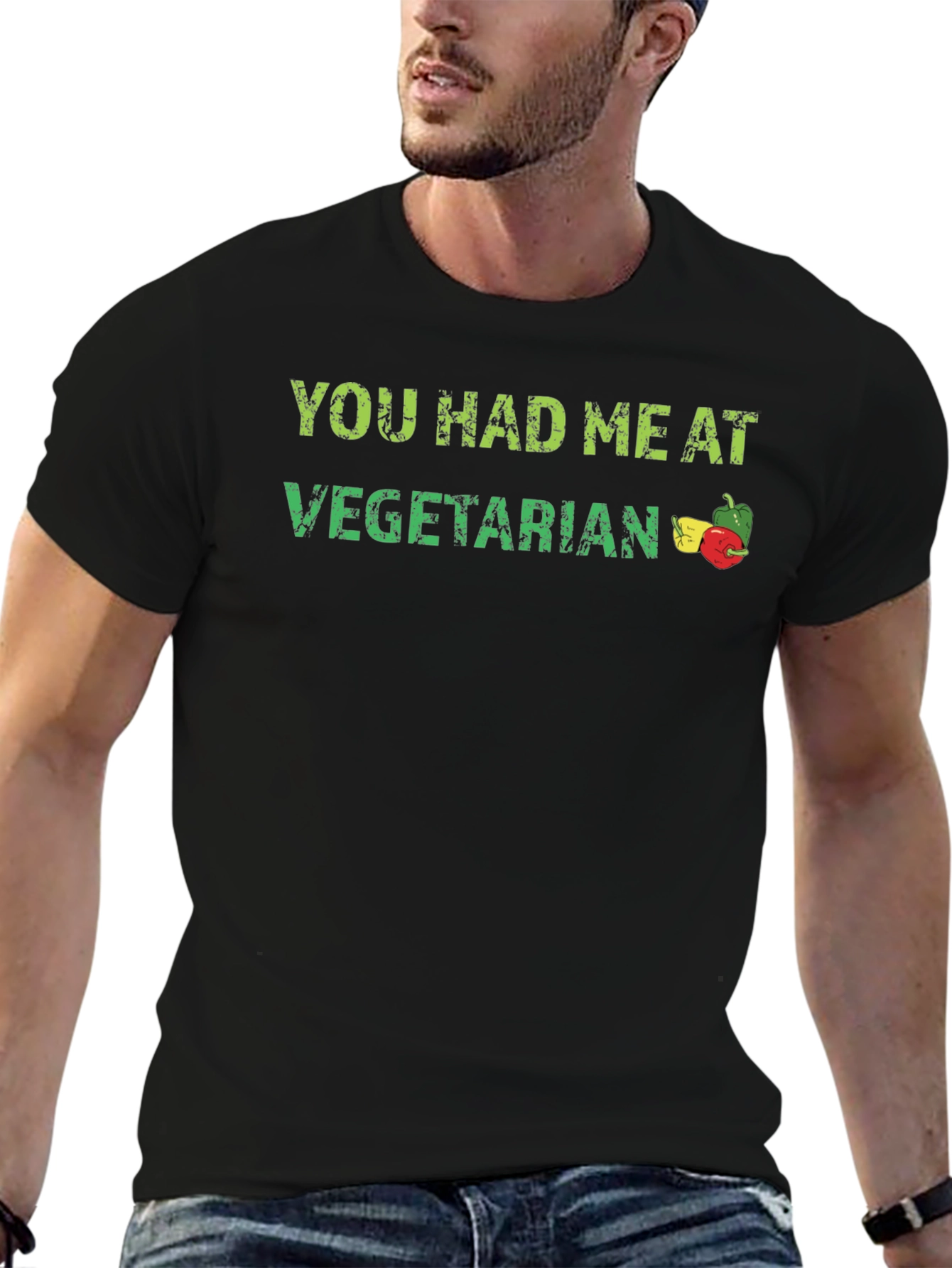 Vegetarian T-Shirt - You Had Me At Vegetarian