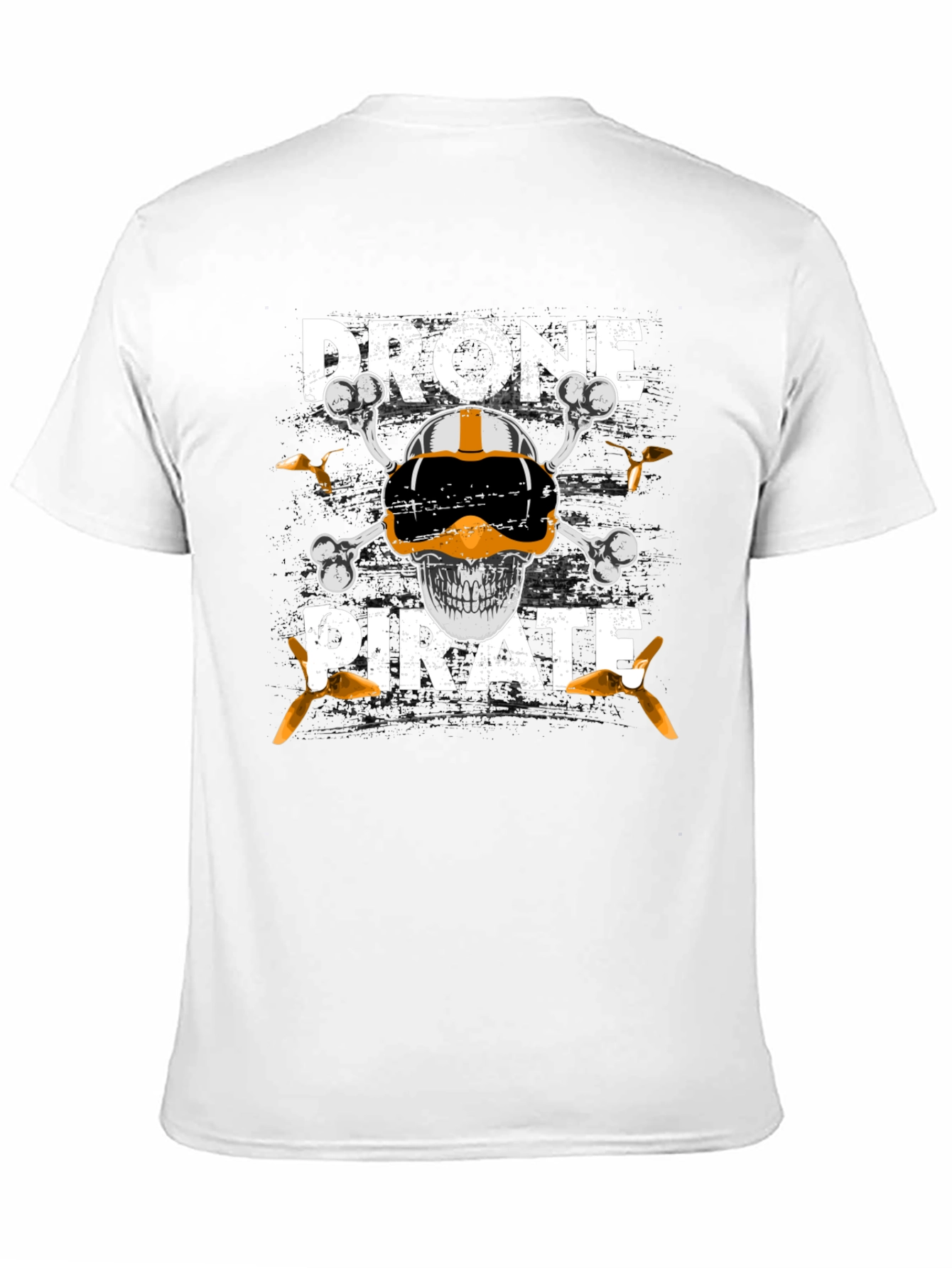 Drone Pirate T-Shirt - Pilot Skull Design
