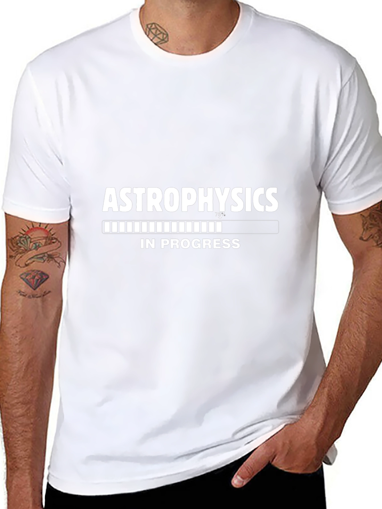 Astrophysics In Progress Black T-Shirt