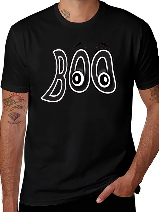 Boo Halloween Graphic T-Shirt - Spooky Season Apparel