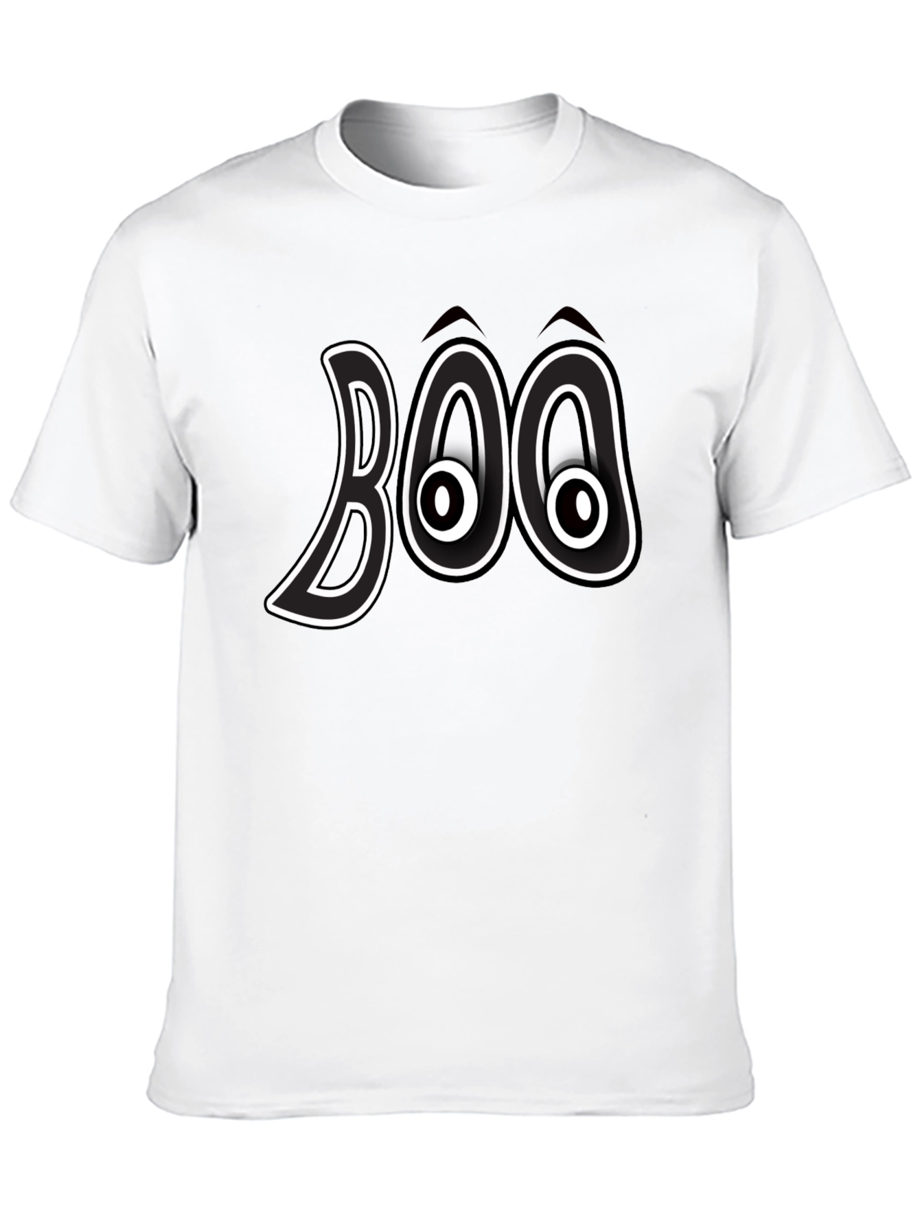 Boo Halloween Graphic T-Shirt - Spooky Season Apparel