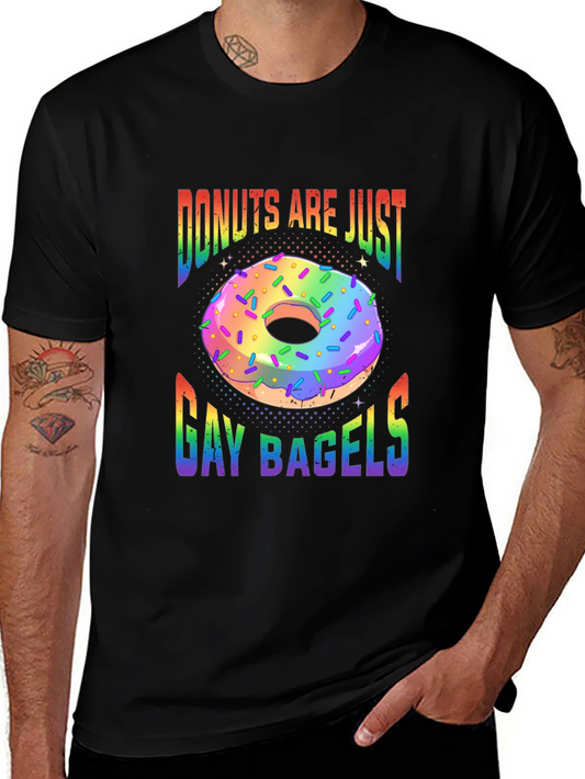 Donuts Are Just Gay Bagels Graphic Tee