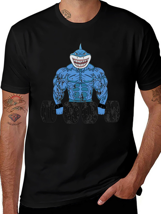 Shark Gym T-Shirt - Funny Workout Tee