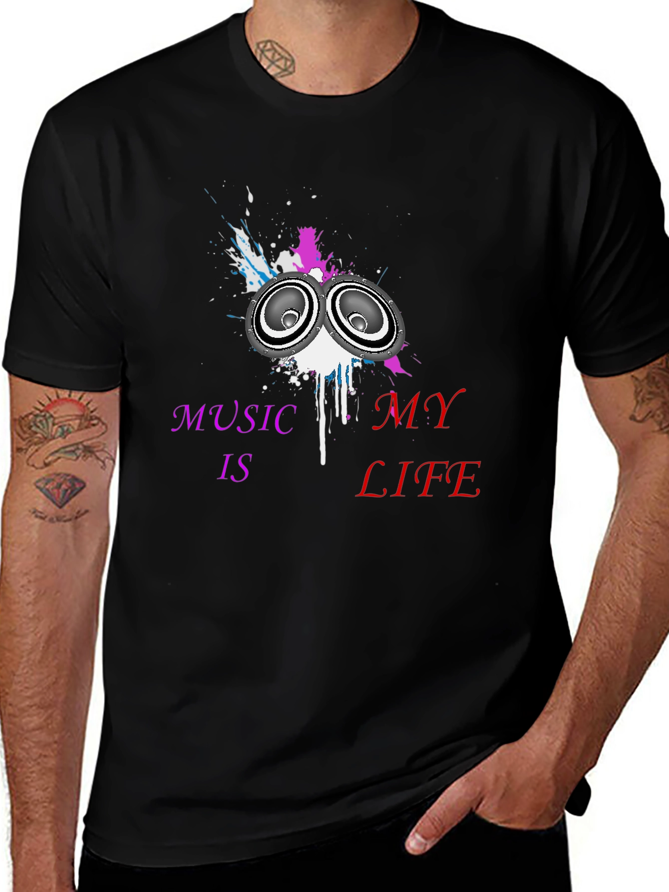 Music is My Life Graphic Tee