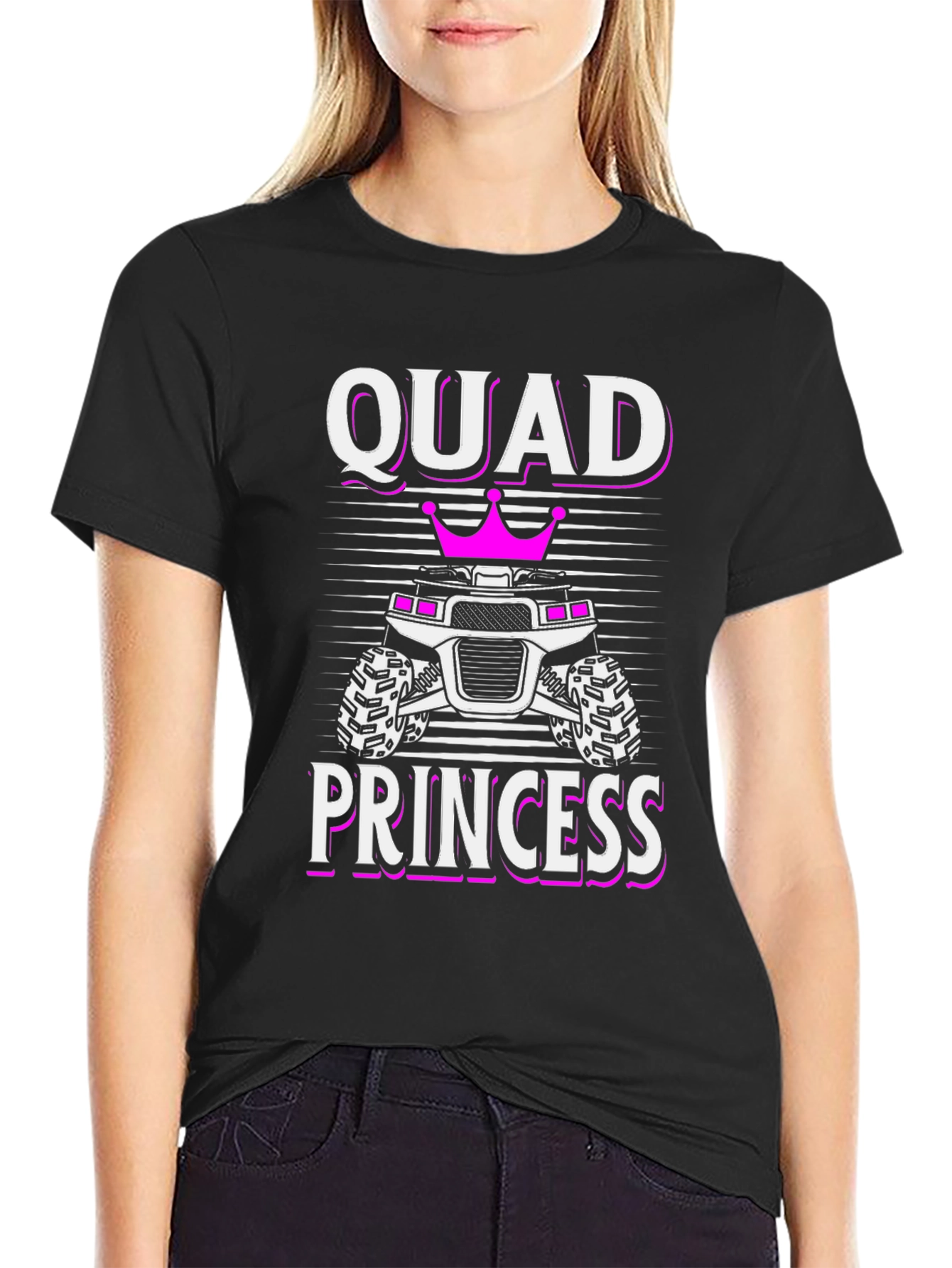 Quad Princess Graphic Tee - Off-Road ATV Shirt