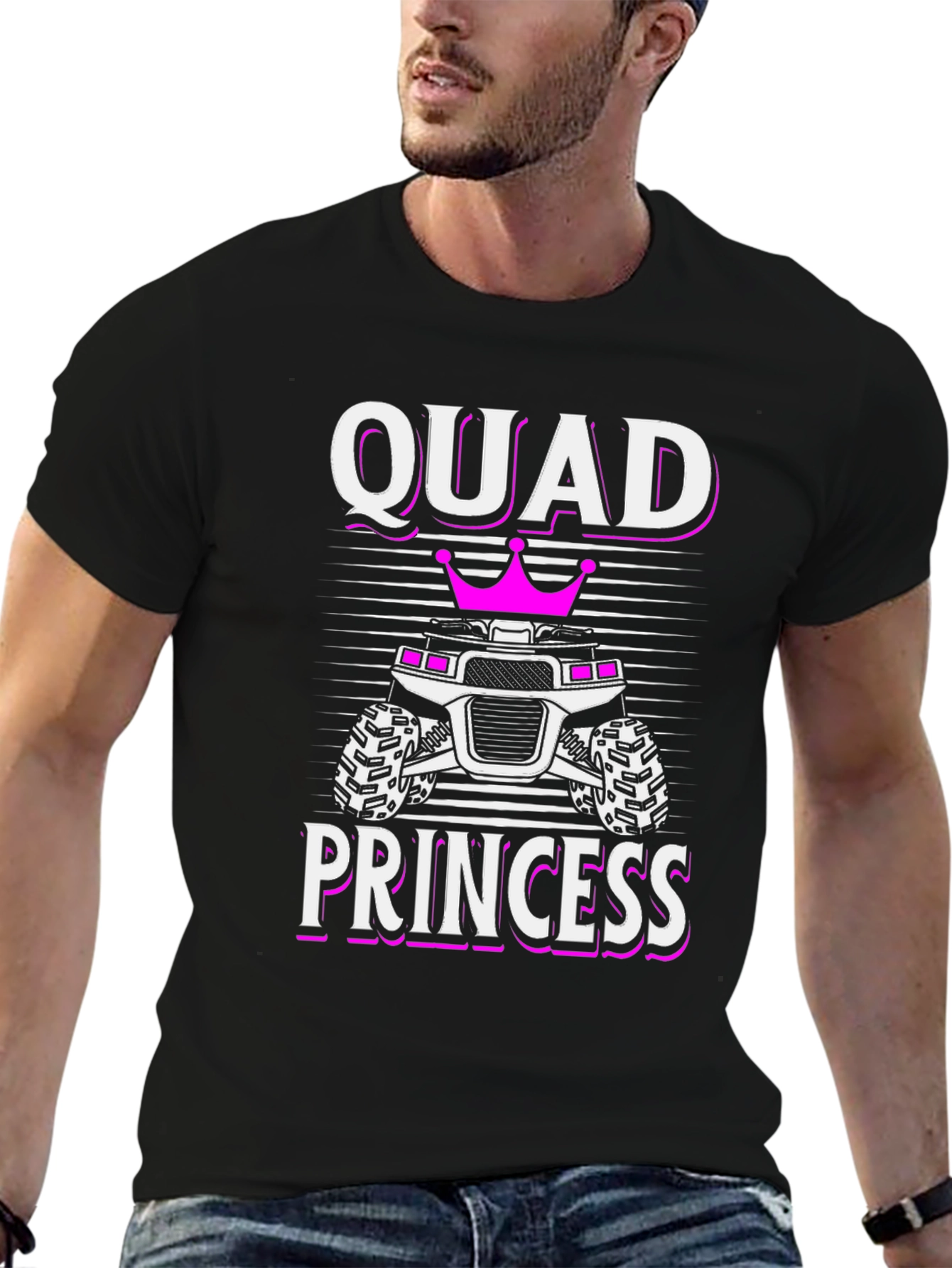 Quad Princess Graphic Tee - Off-Road ATV Shirt