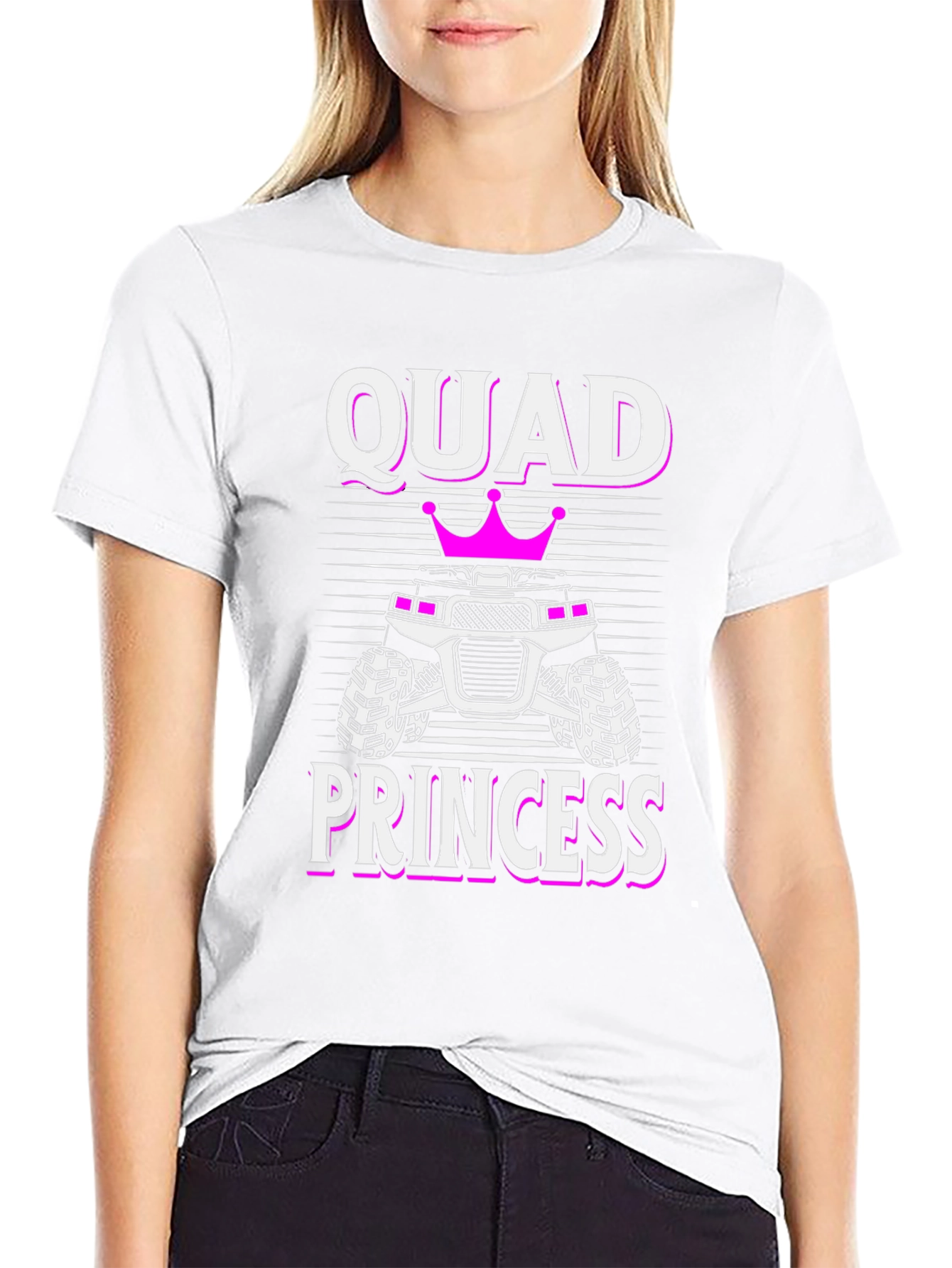 Quad Princess Graphic Tee - Off-Road ATV Shirt