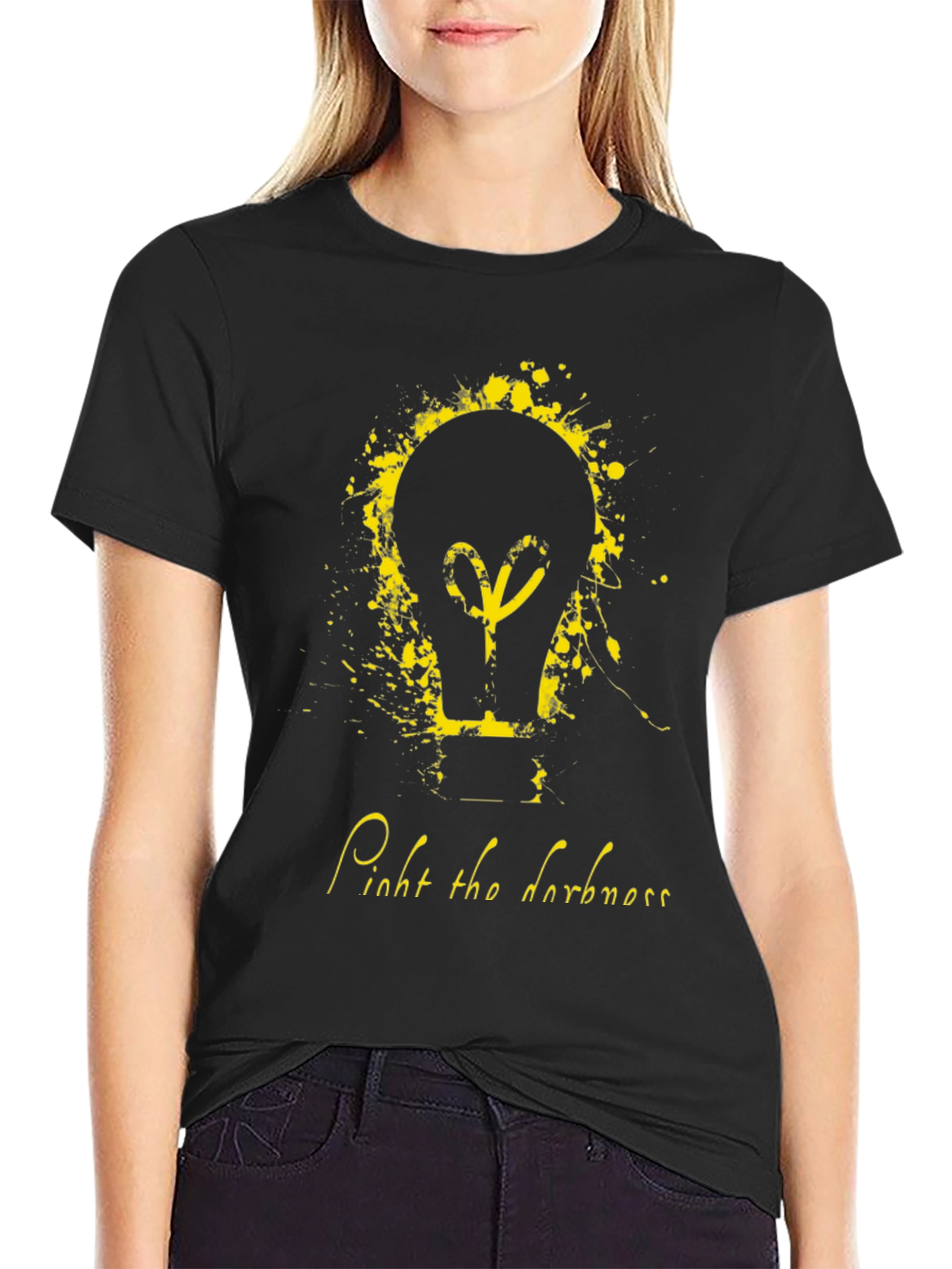 Mens Light the Darkness Graphic Tee