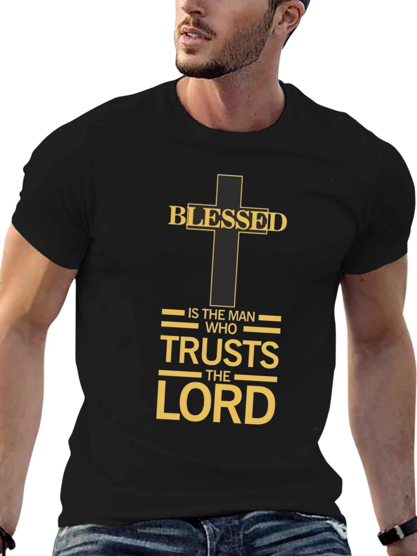 Blessed Man T-Shirt: Faith-Inspired Graphic Tee