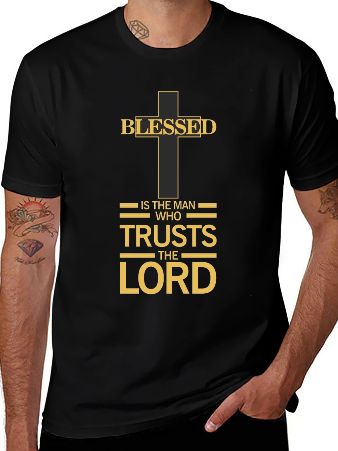 Blessed Man T-Shirt: Faith-Inspired Graphic Tee