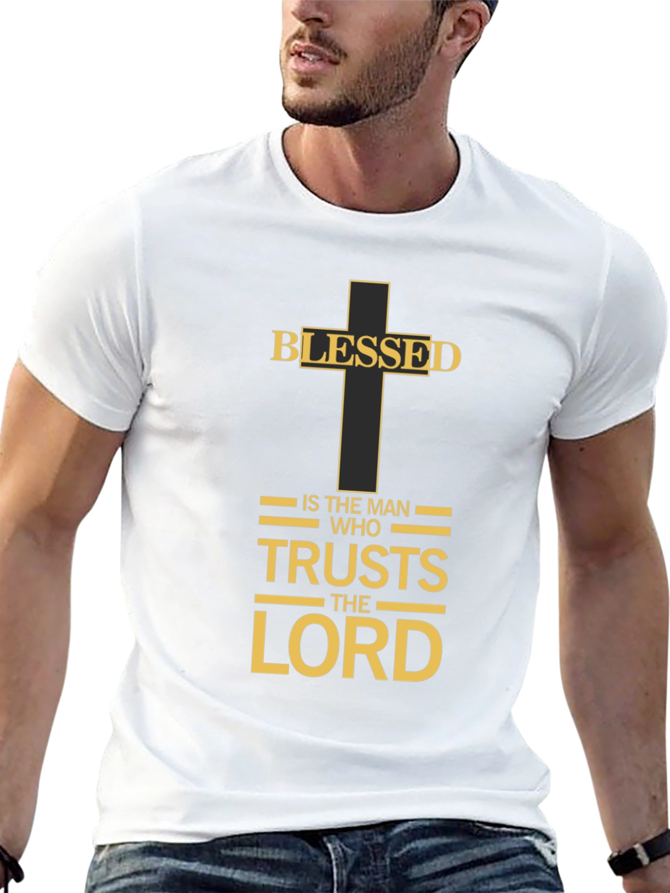 Blessed Man T-Shirt: Faith-Inspired Graphic Tee