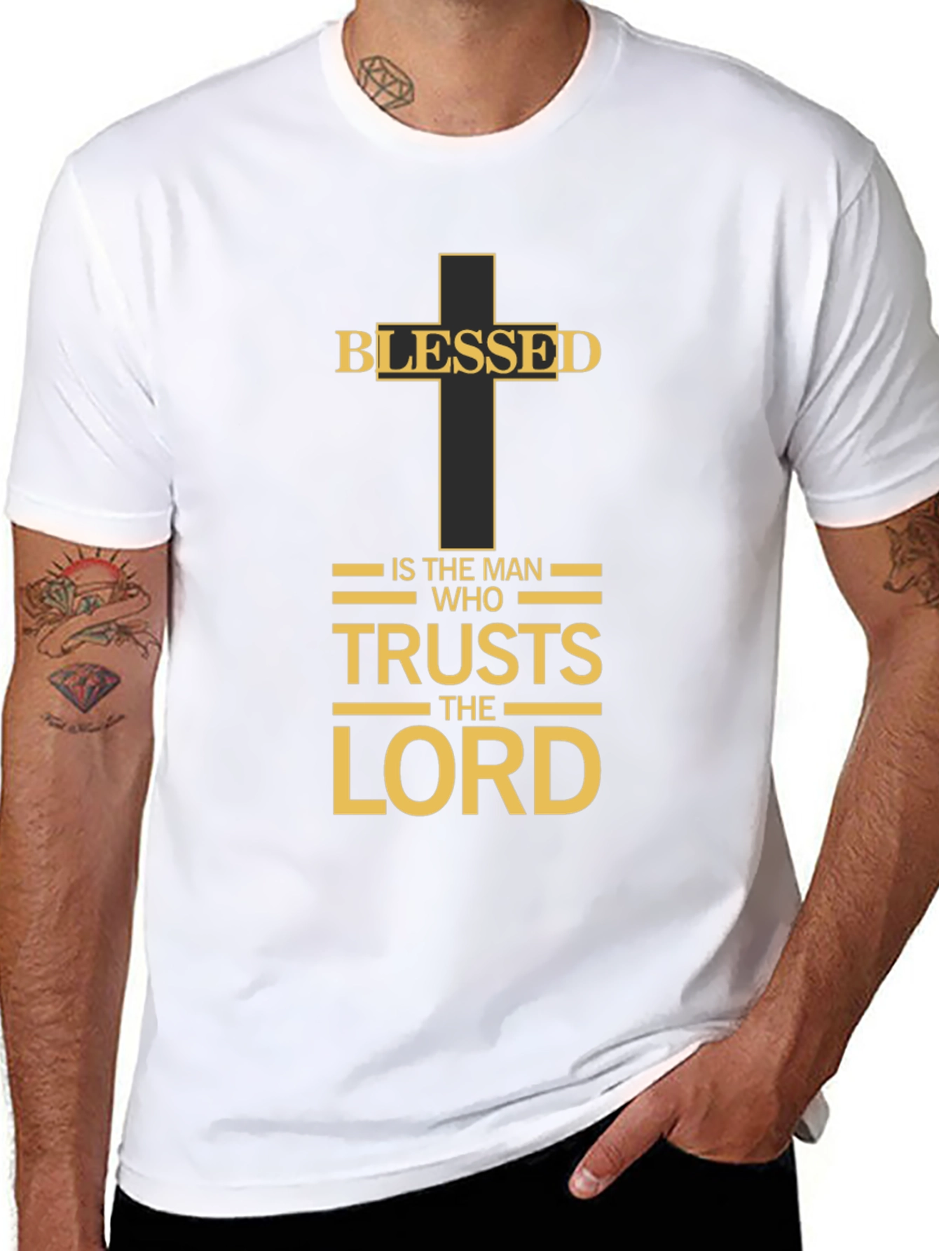 Blessed Man T-Shirt: Faith-Inspired Graphic Tee