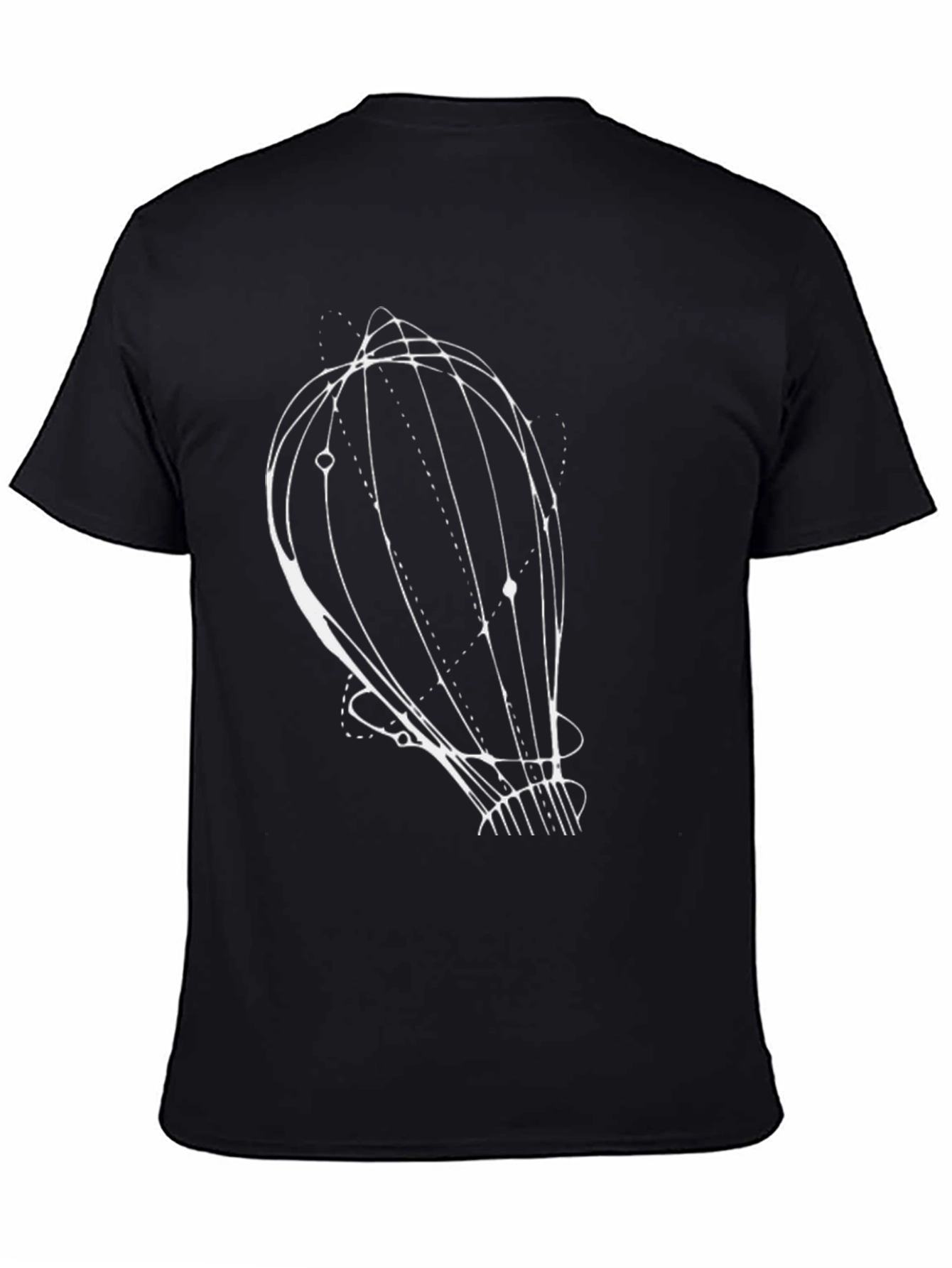 Abstract Graphic Print Tee - Modern Artistic Design