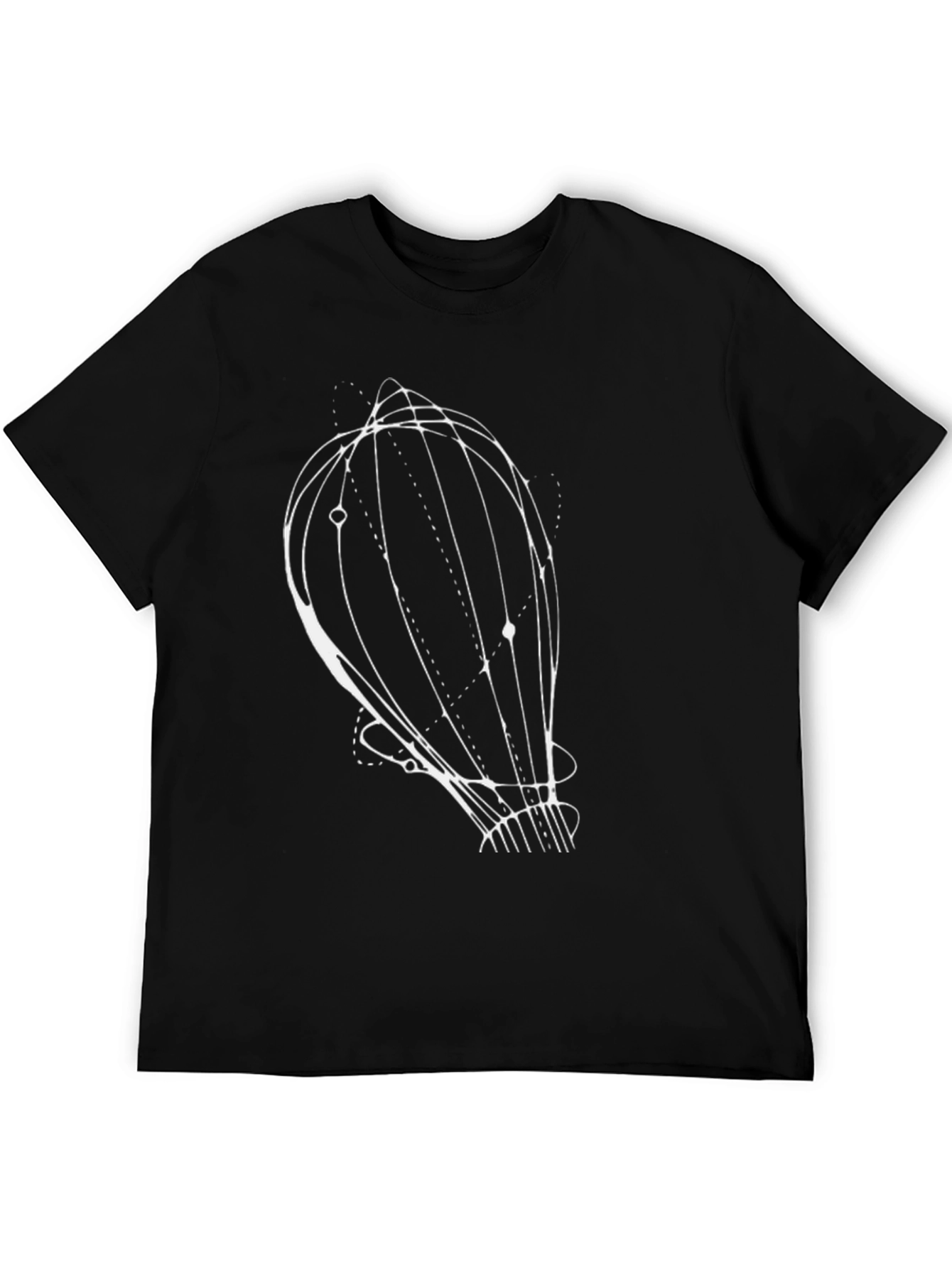Abstract Graphic Print Tee - Modern Artistic Design