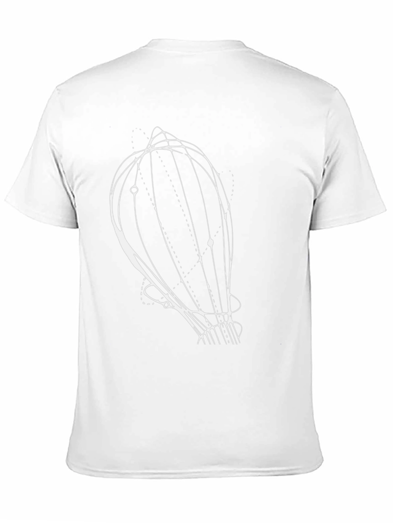 Abstract Graphic Print Tee - Modern Artistic Design