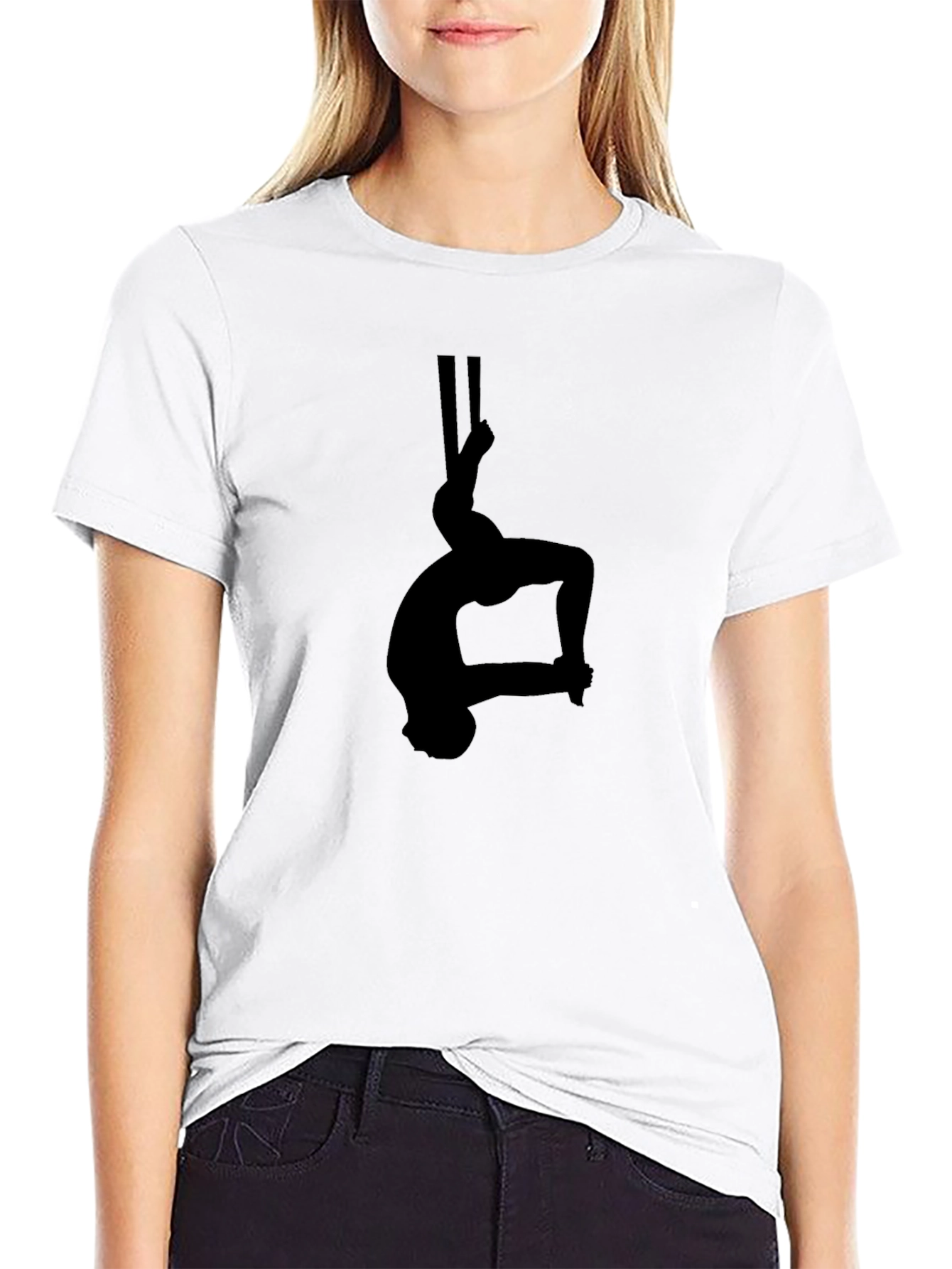 Aerial Acrobat T-Shirt - Black - Unique Design
