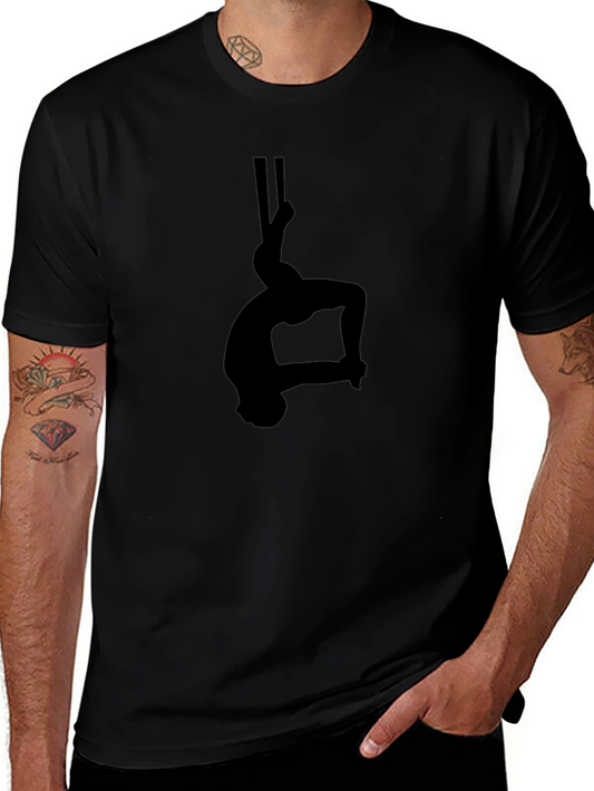 Aerial Acrobat T-Shirt - Black - Unique Design