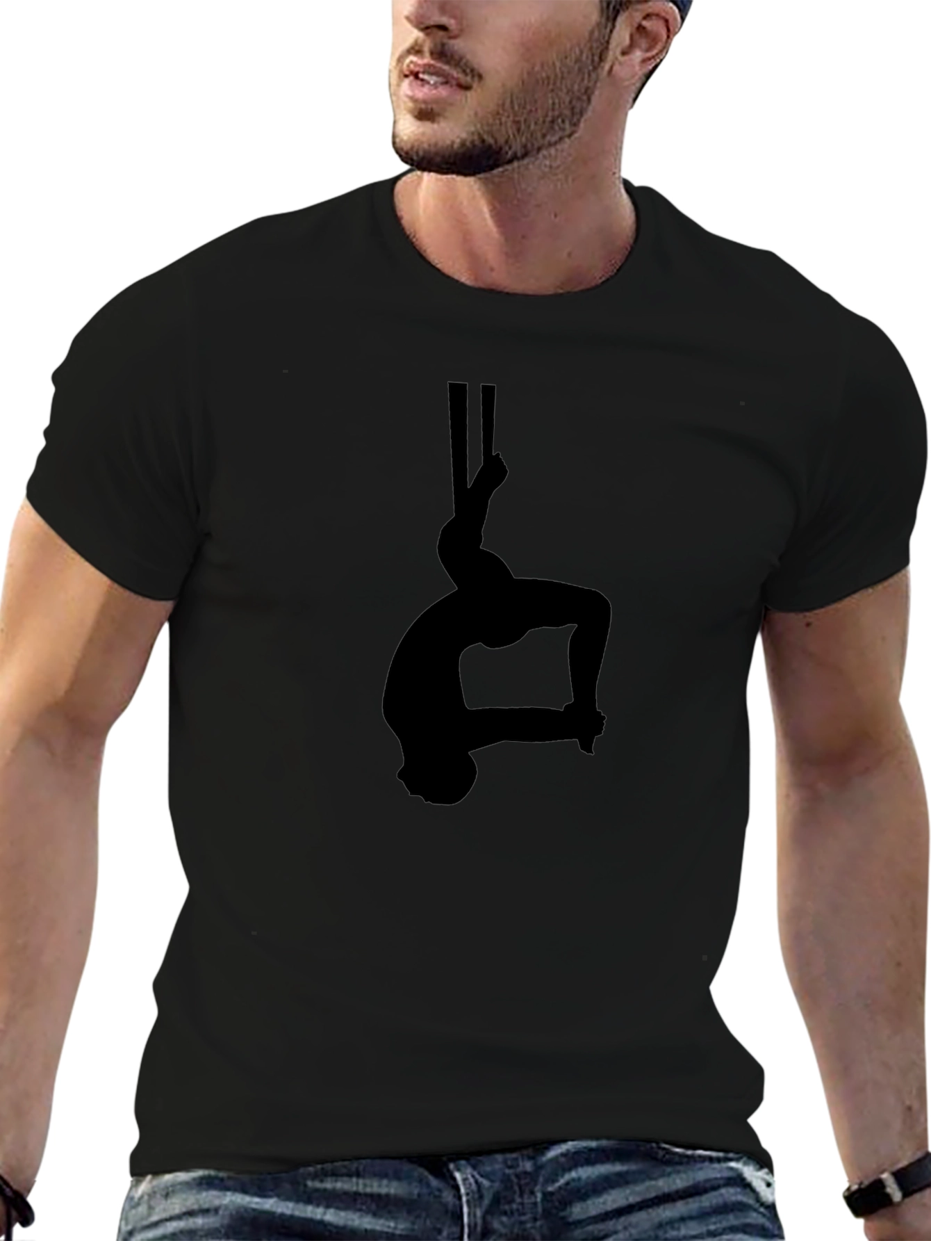 Aerial Acrobat T-Shirt - Black - Unique Design