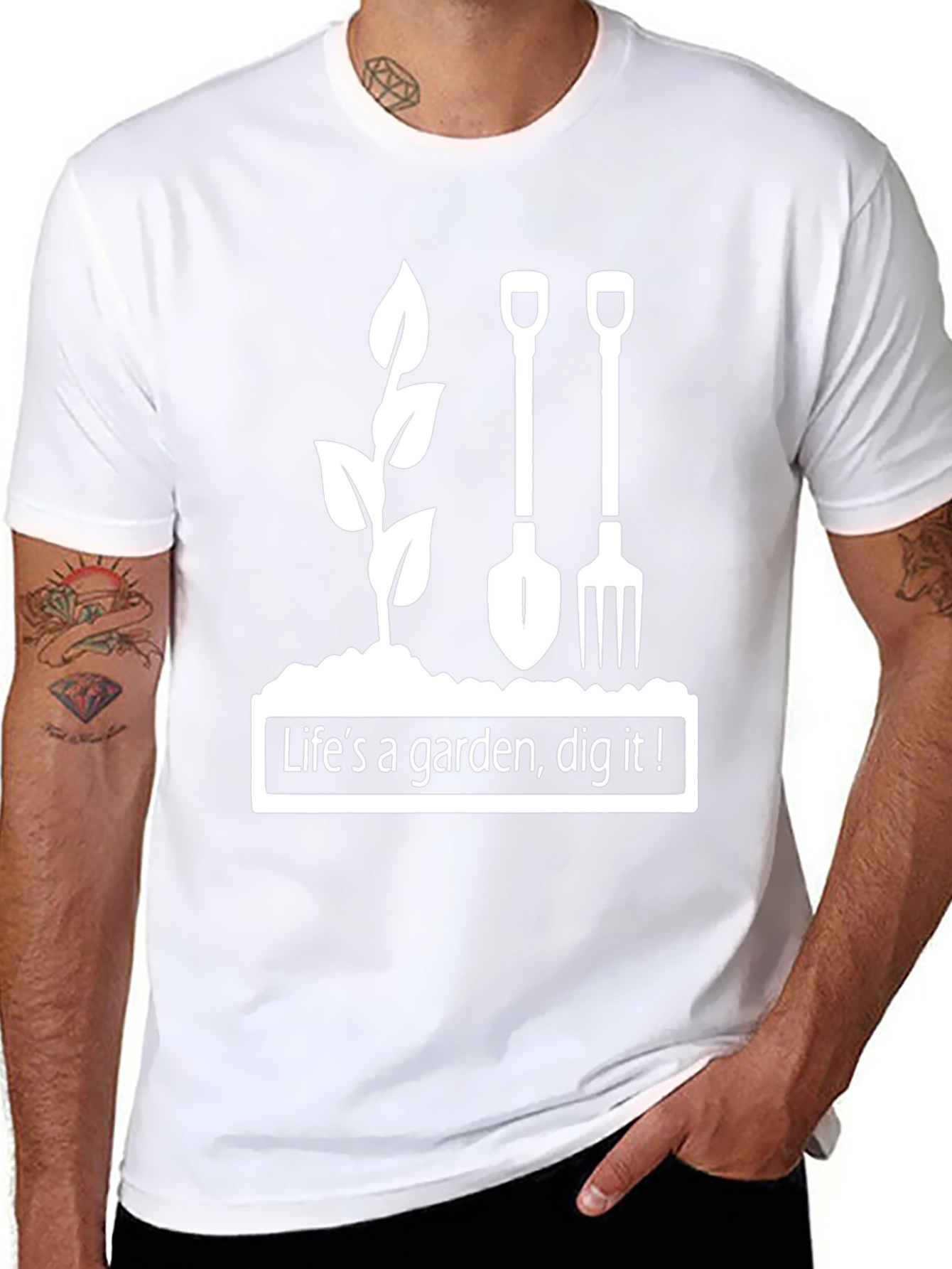 Lifes A Garden Dig It! Graphic Tee
