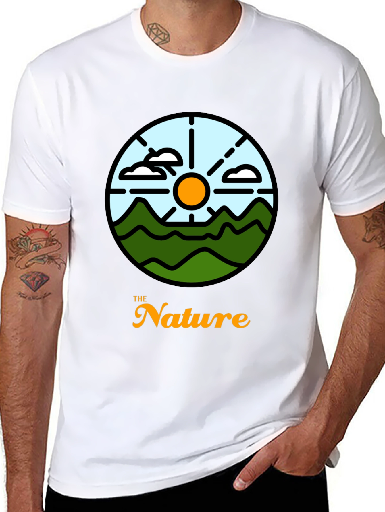Nature Graphic Tee - Stylish Comfort