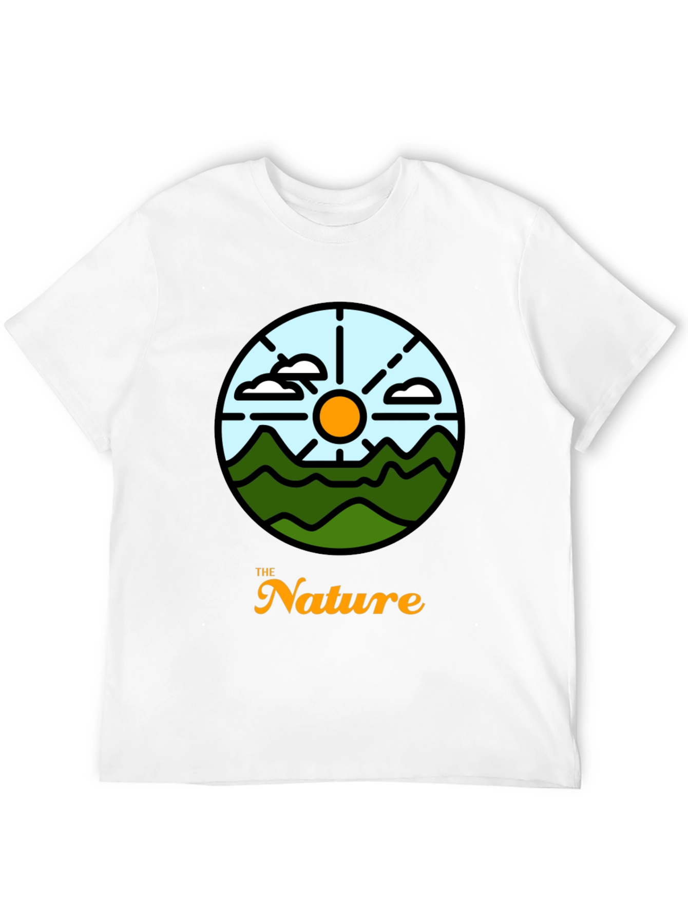 Nature Graphic Tee - Stylish Comfort