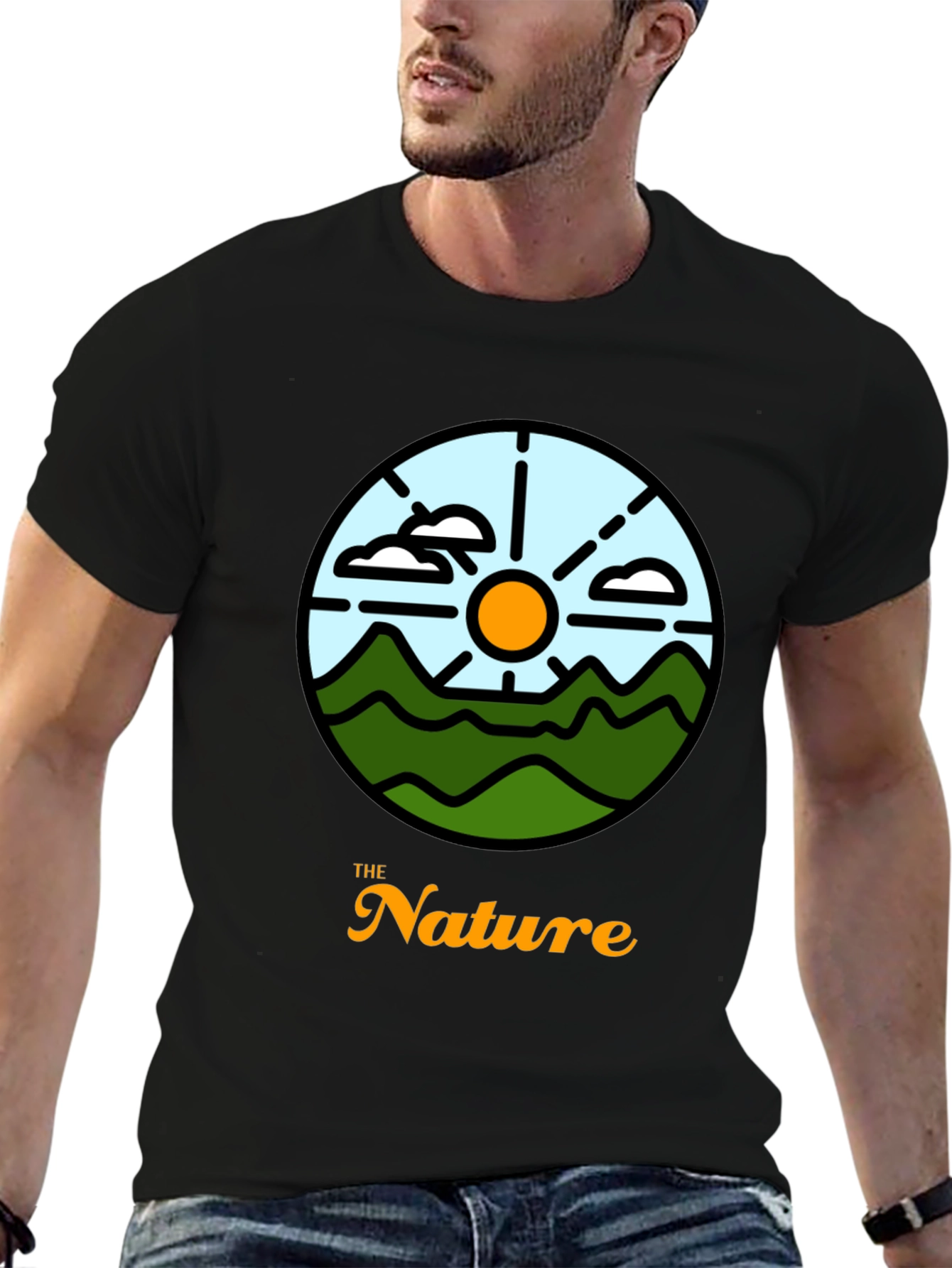 Nature Graphic Tee - Stylish Comfort