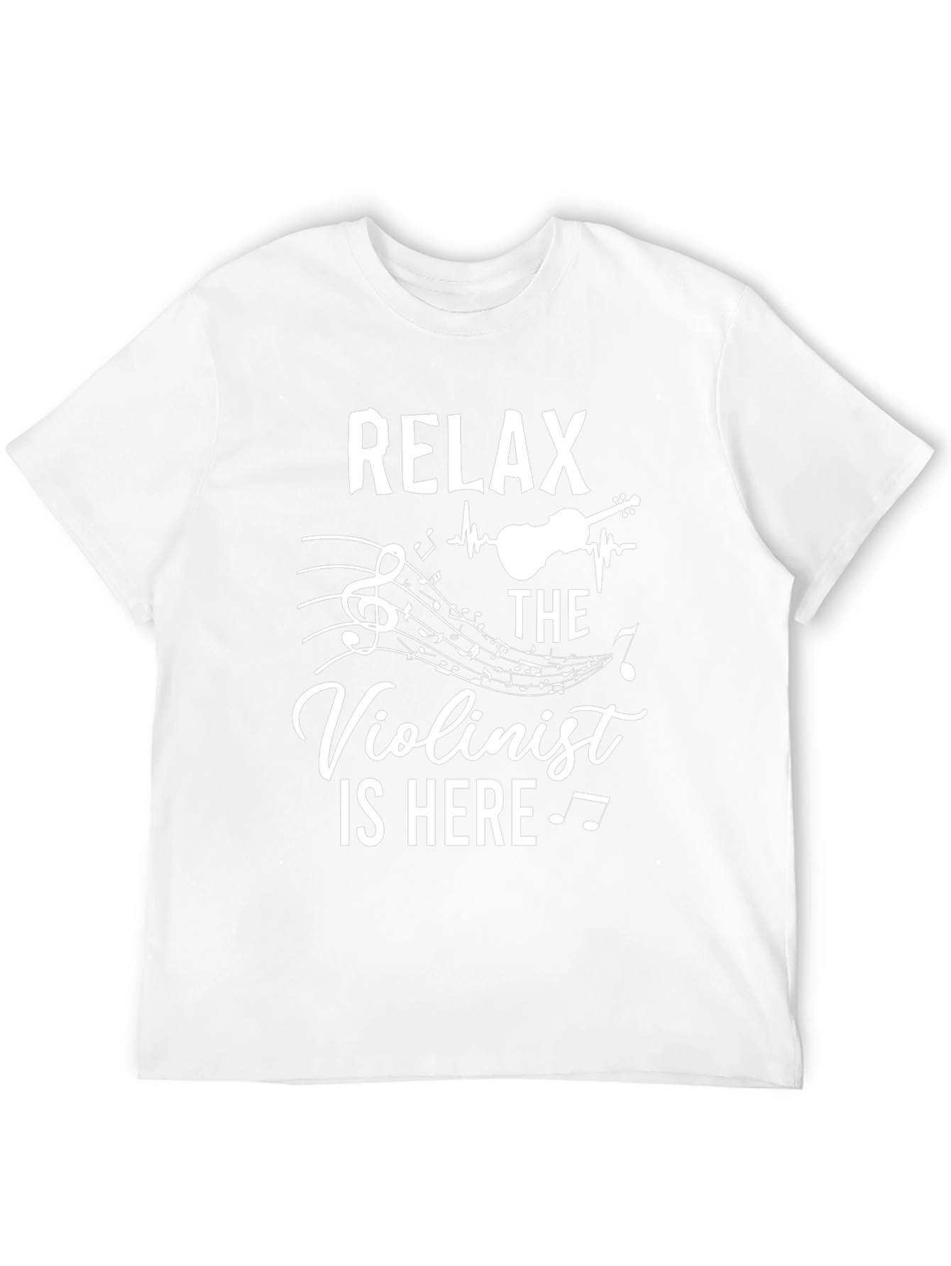 Relax Violinist Here T-Shirt - Music Lover Gift