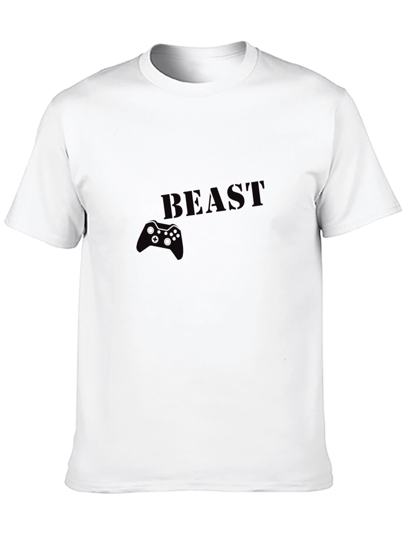 Gamer Beast Black T-Shirt - Controller Graphic Tee