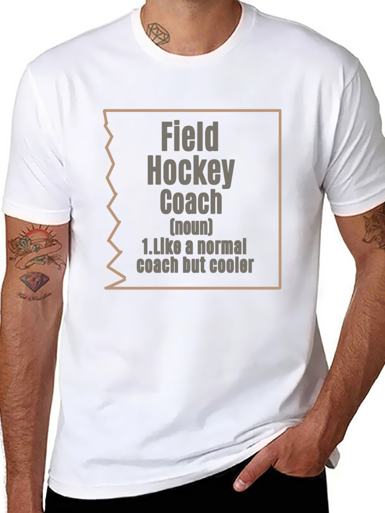 Field Hockey Coach T-Shirt: Normal Coach Cooler Style!